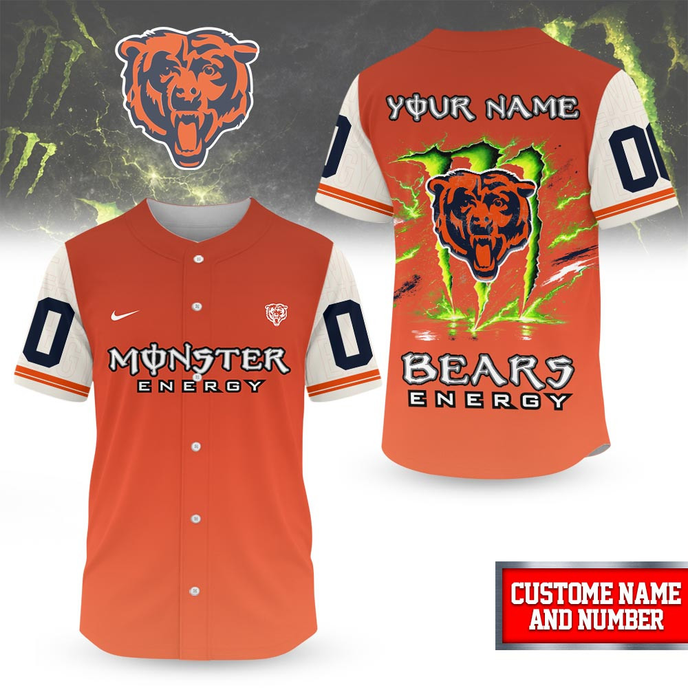 Chicago Bears | Premium NFL Monster Energy Jersey NP