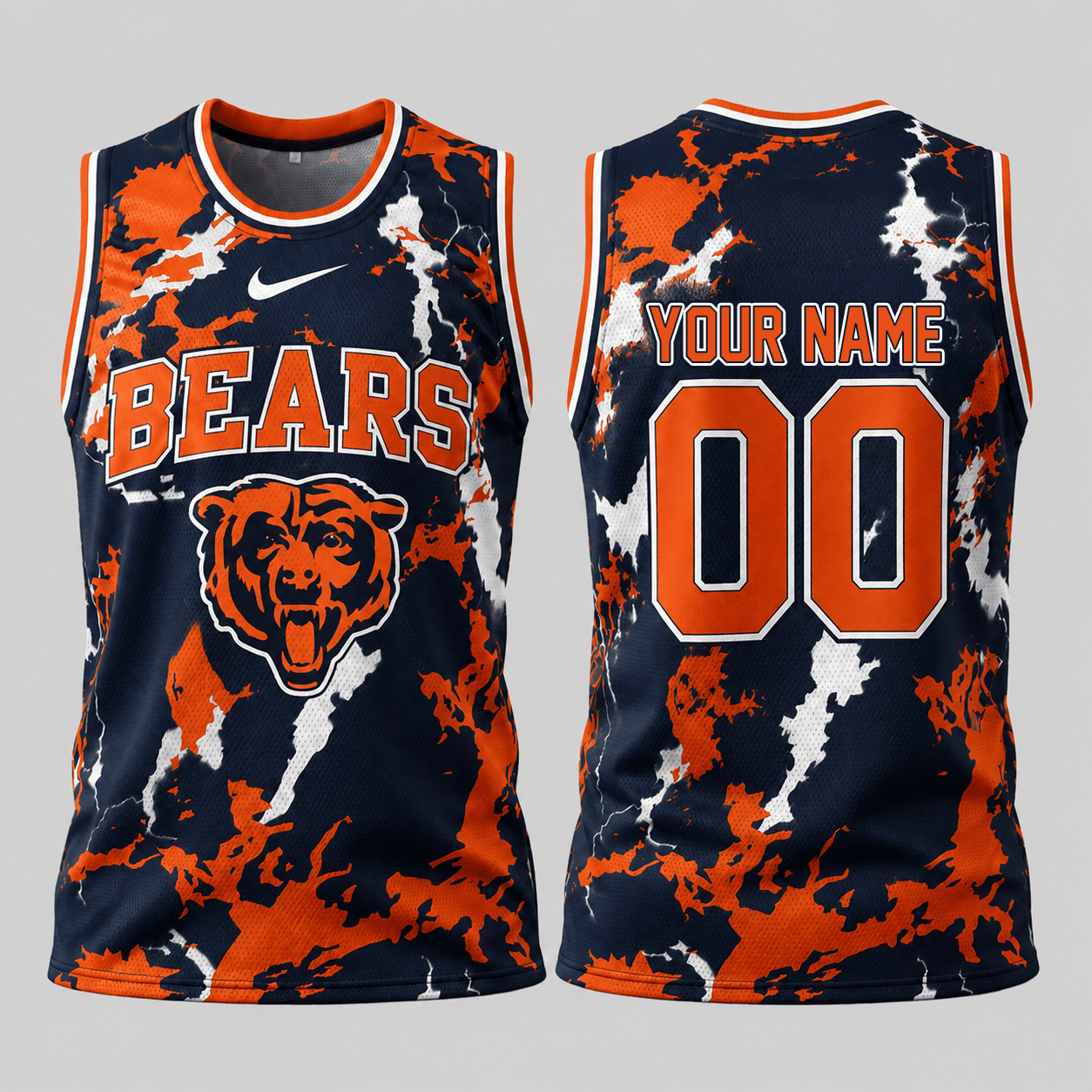 Chicago Bears | Premium NFL Paint Splash Performance Tank Top TD