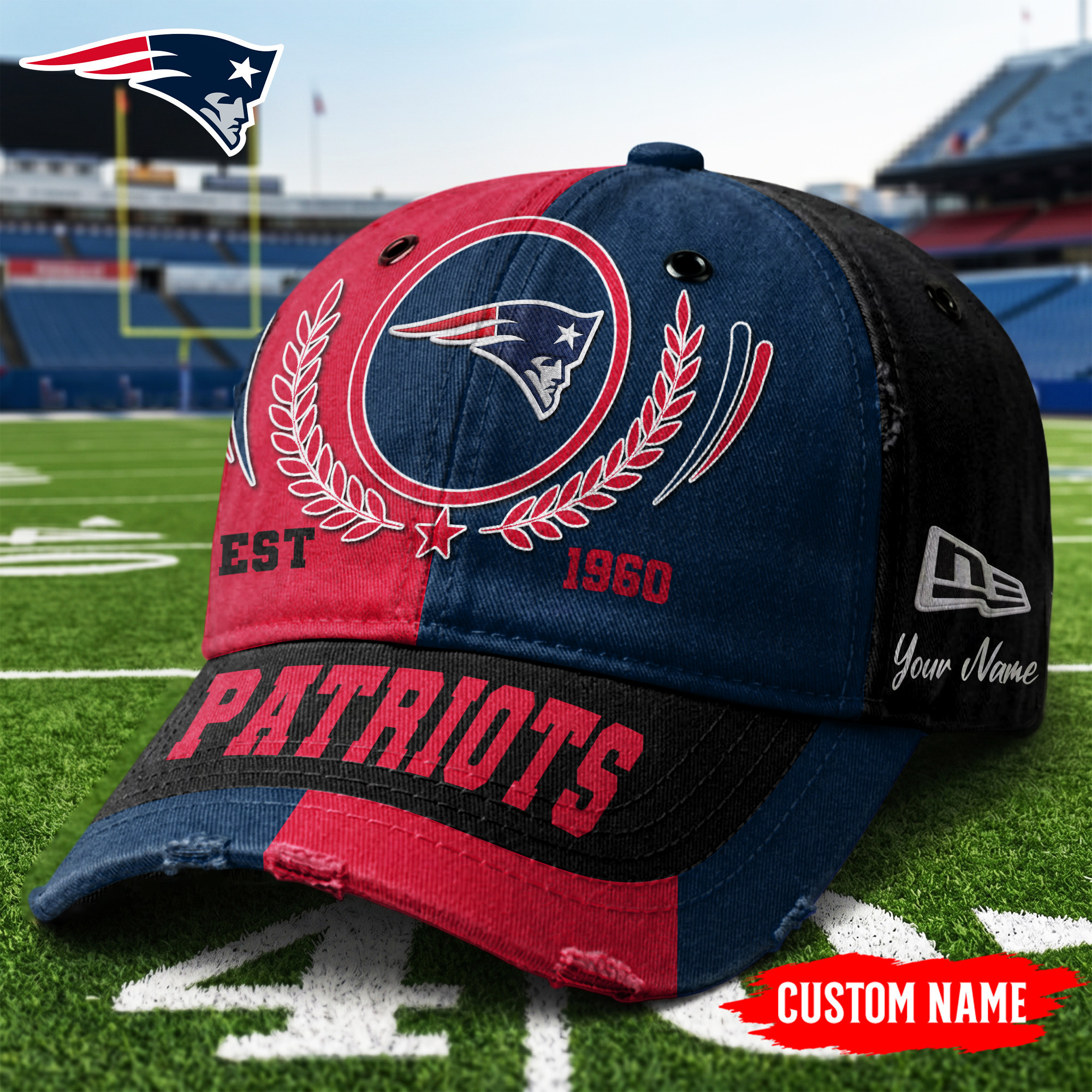 New England Patriots | Premium NFL Split Color New Era Cap TD