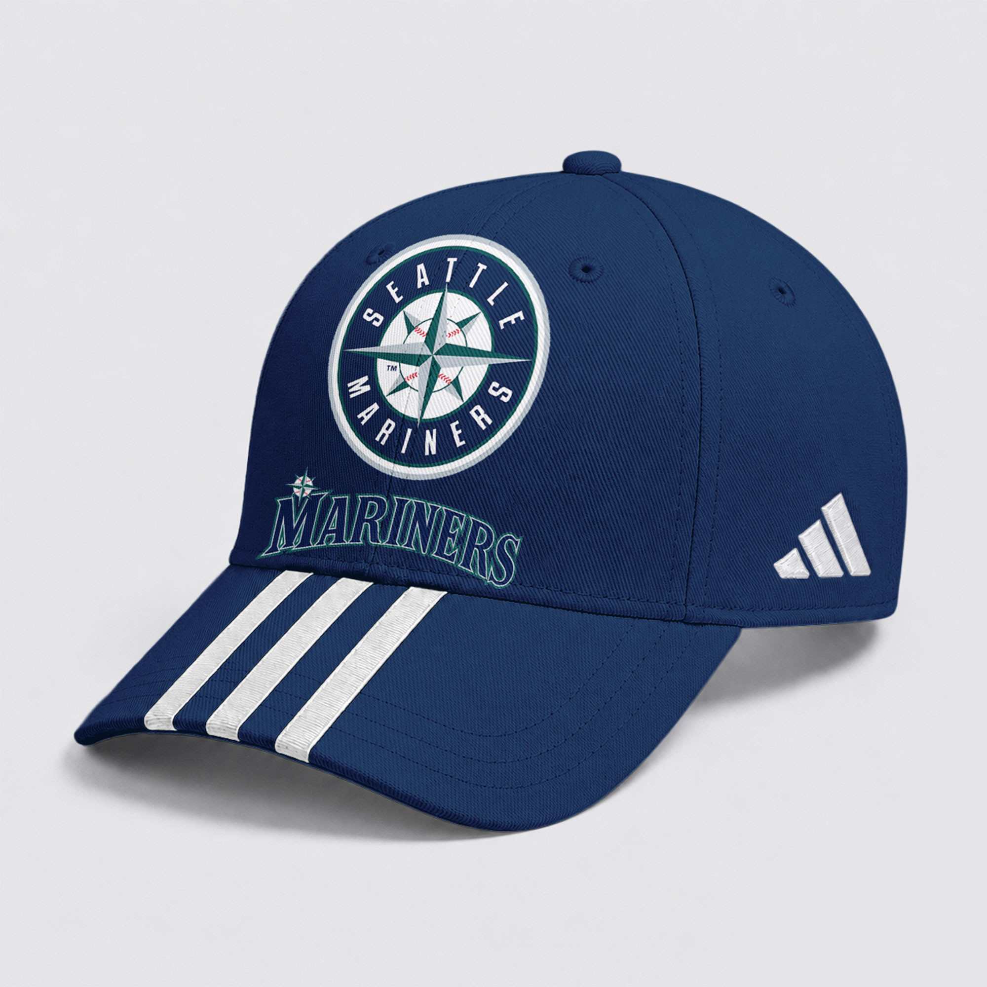 Seattle Mariners | Premium MLB Signature Triple Stripe Fan Baseball Cap