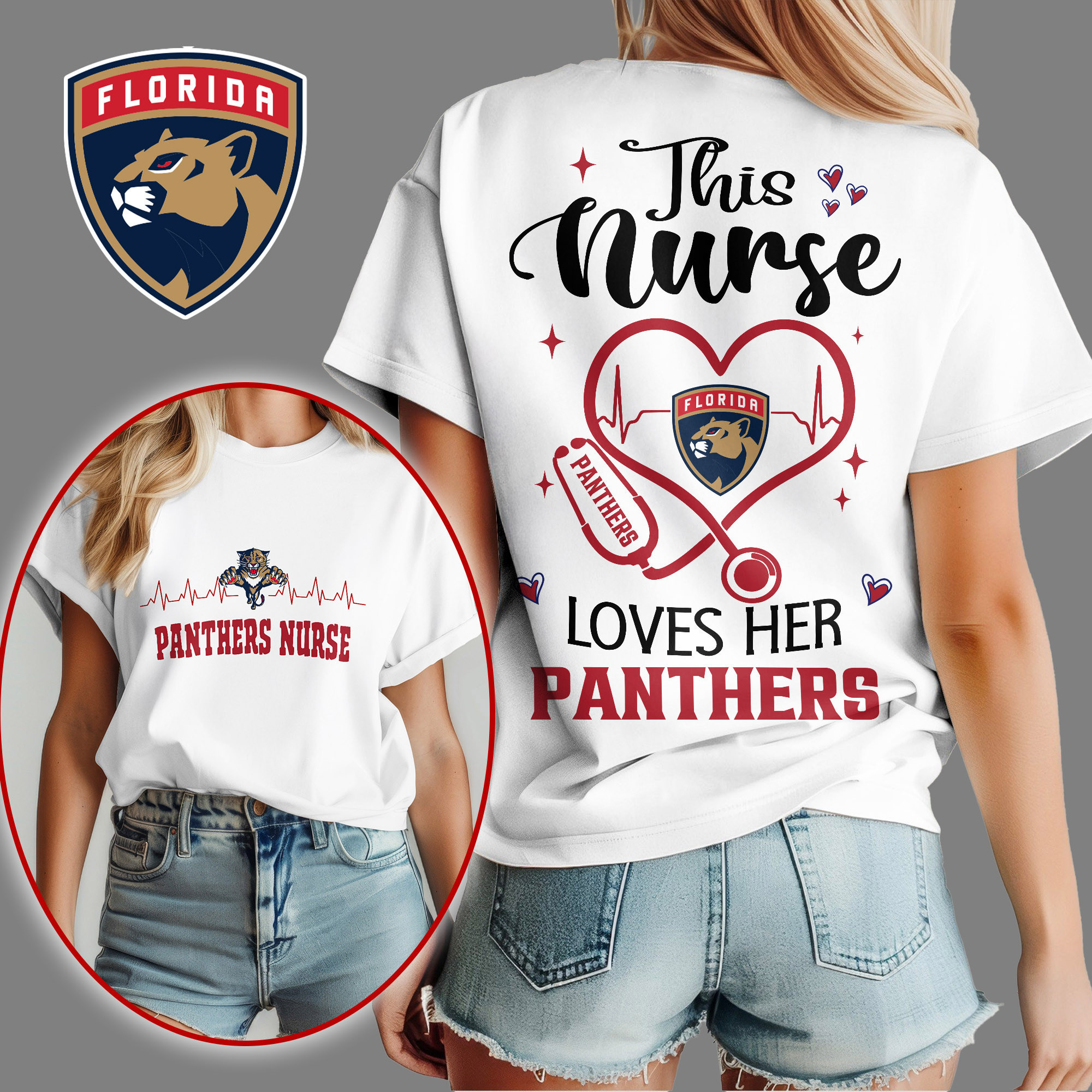 Florida Panthers | Premium NHL Nurse Appreciation Month Women's Shirt NY