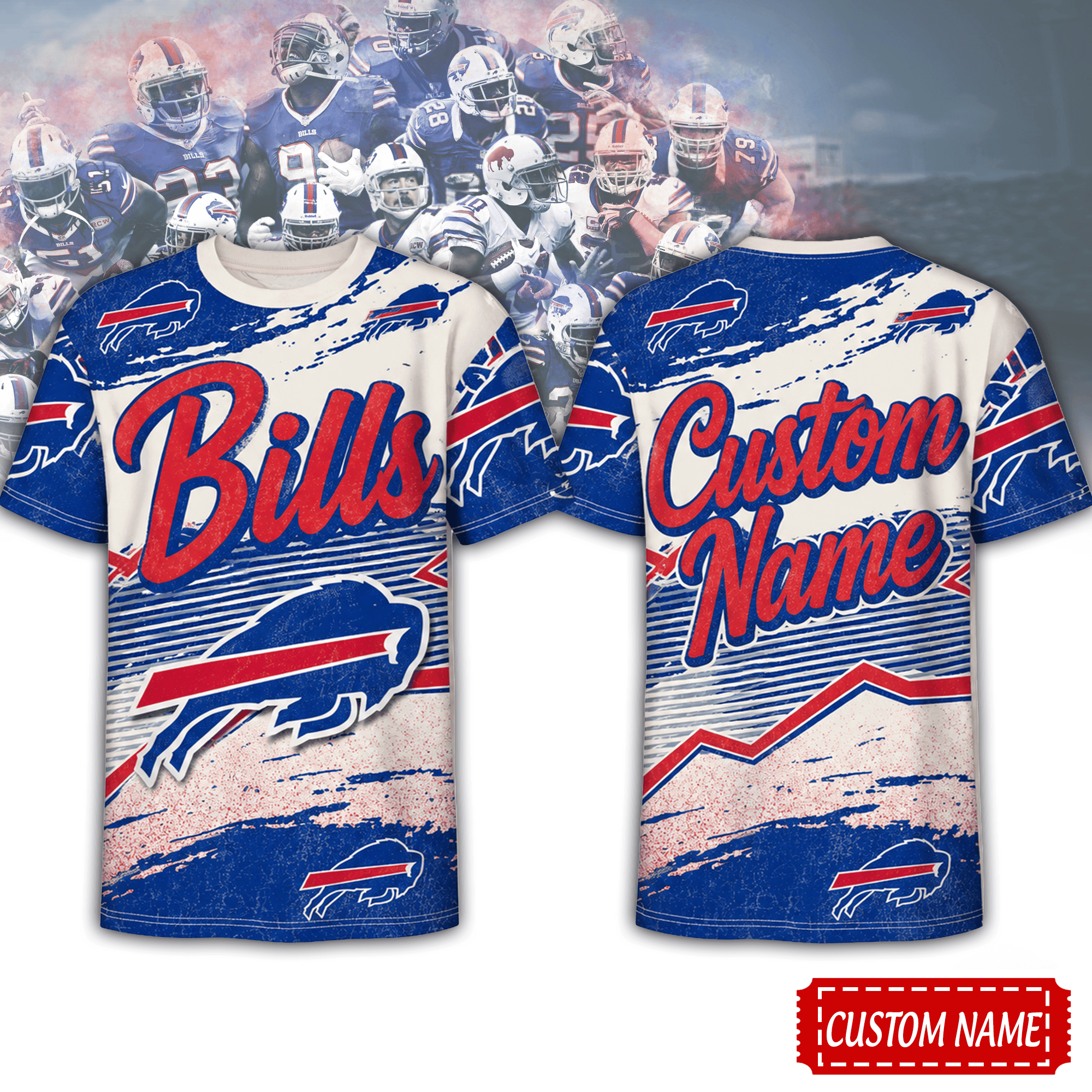 Buffalo Bills | Premium NFL Team Energy Custom 3D Shirt NTH1