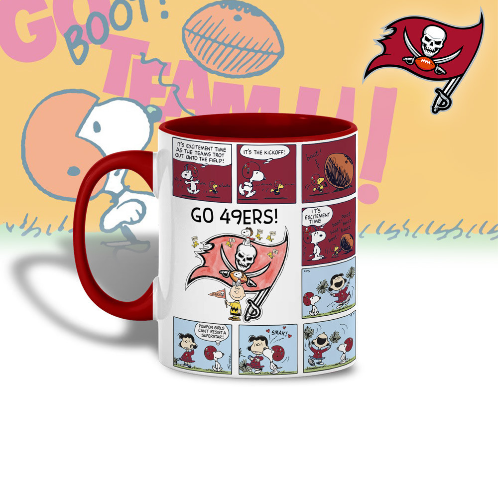 Tampa Bay Buccaneers | Premium NFL Peanuts Comic Mug HY