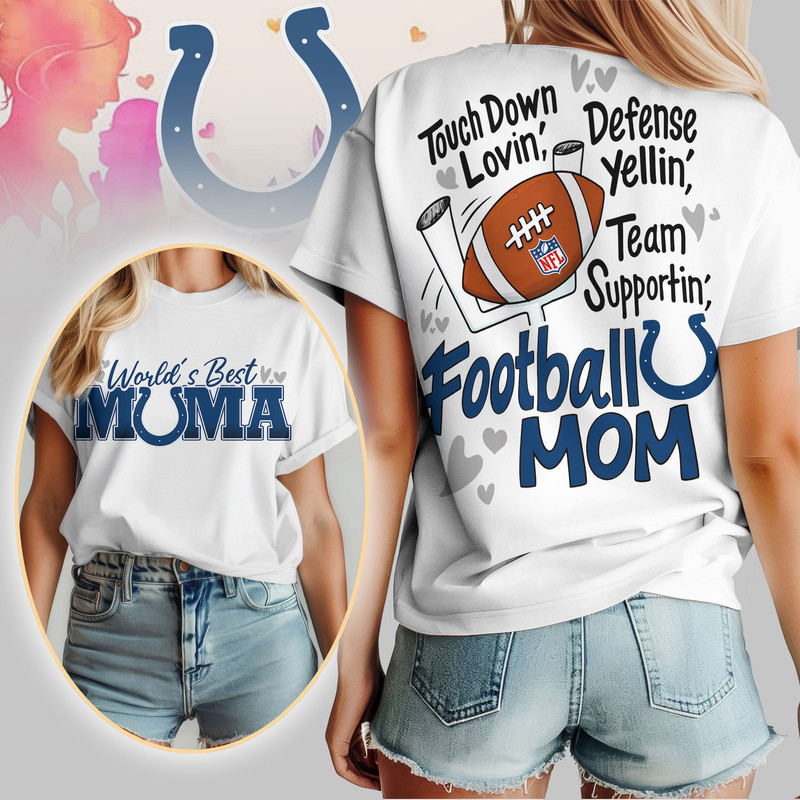 Indianapolis Colts | Premium NFL Mother Day Football Mama 3D Shirt HY