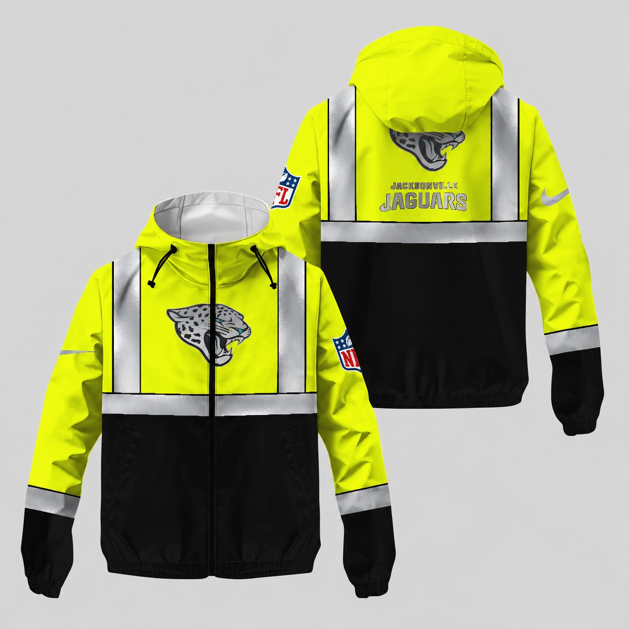 Jacksonville Jaguars | Premium NFL Safety Windbreaker Jacket MM