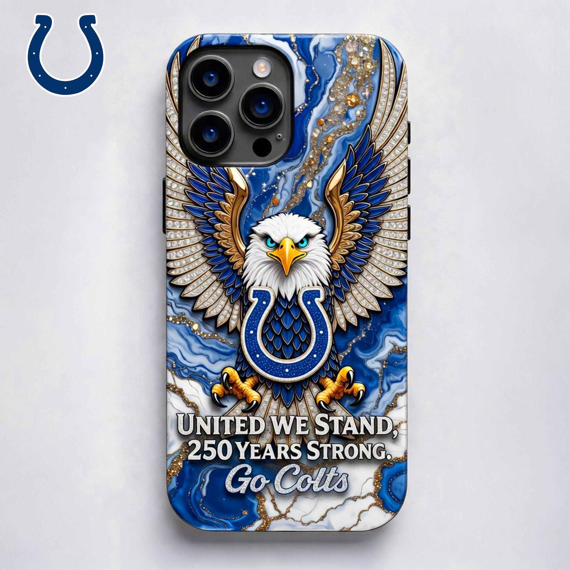 Indianapolis Colts | Premium NFL 250 Years Of America Freedom Luxury Phone Case NY