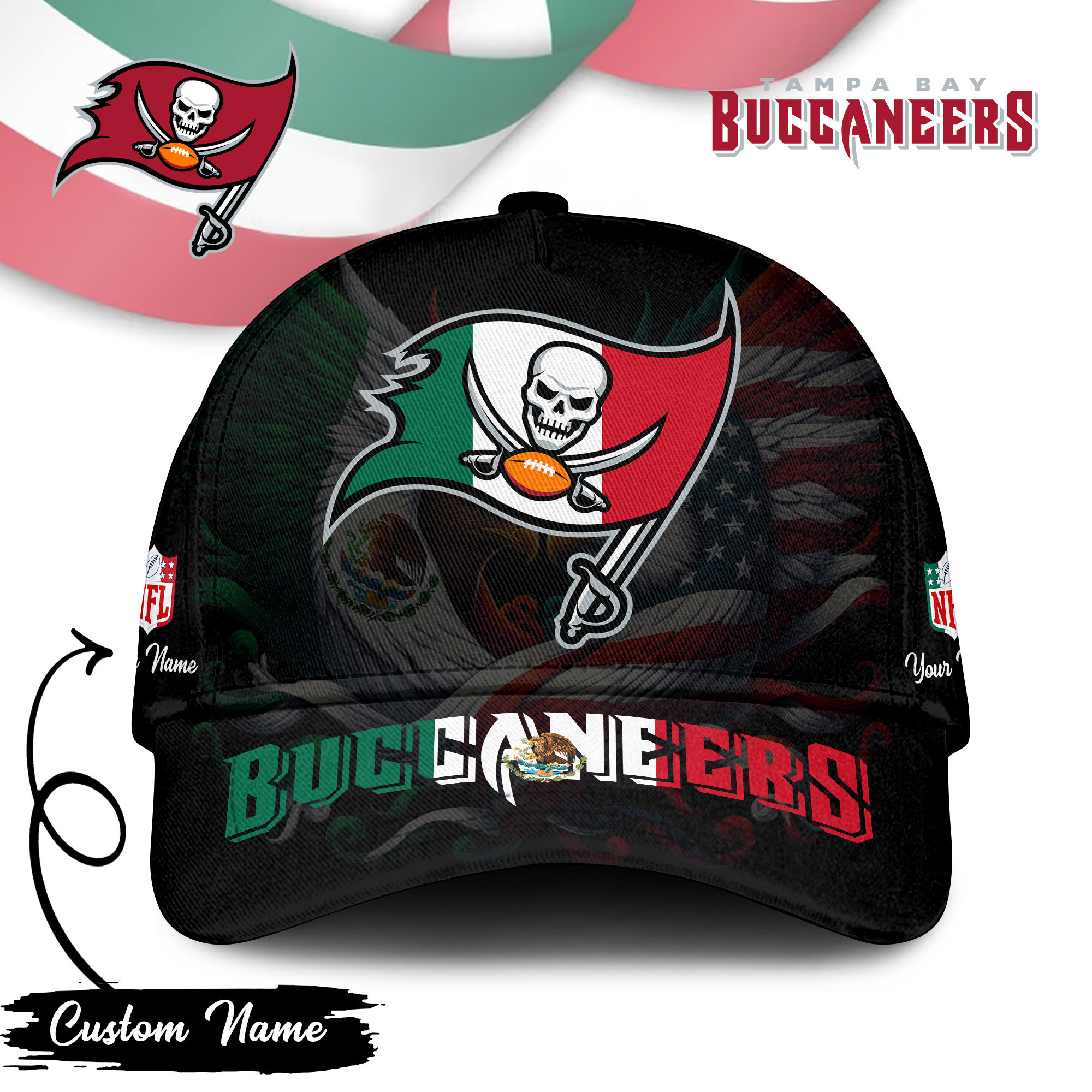 Tampa Bay Buccaneers | PREMIUM CLASSIC CAP NFL MEXICAN TD