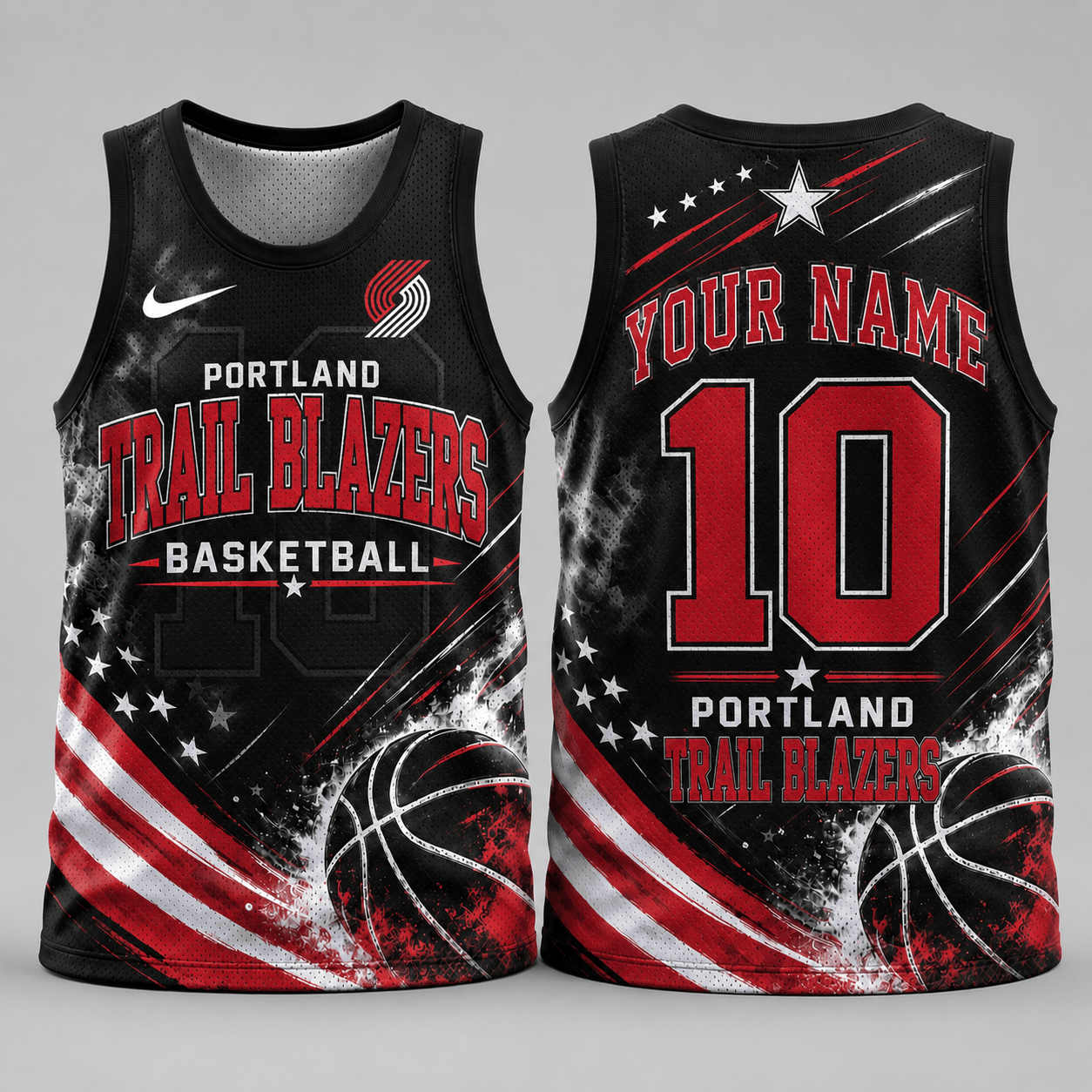 Portland Trail Blazers | Premium NBA Personalized Fan Pride Basketball Tank Top TD