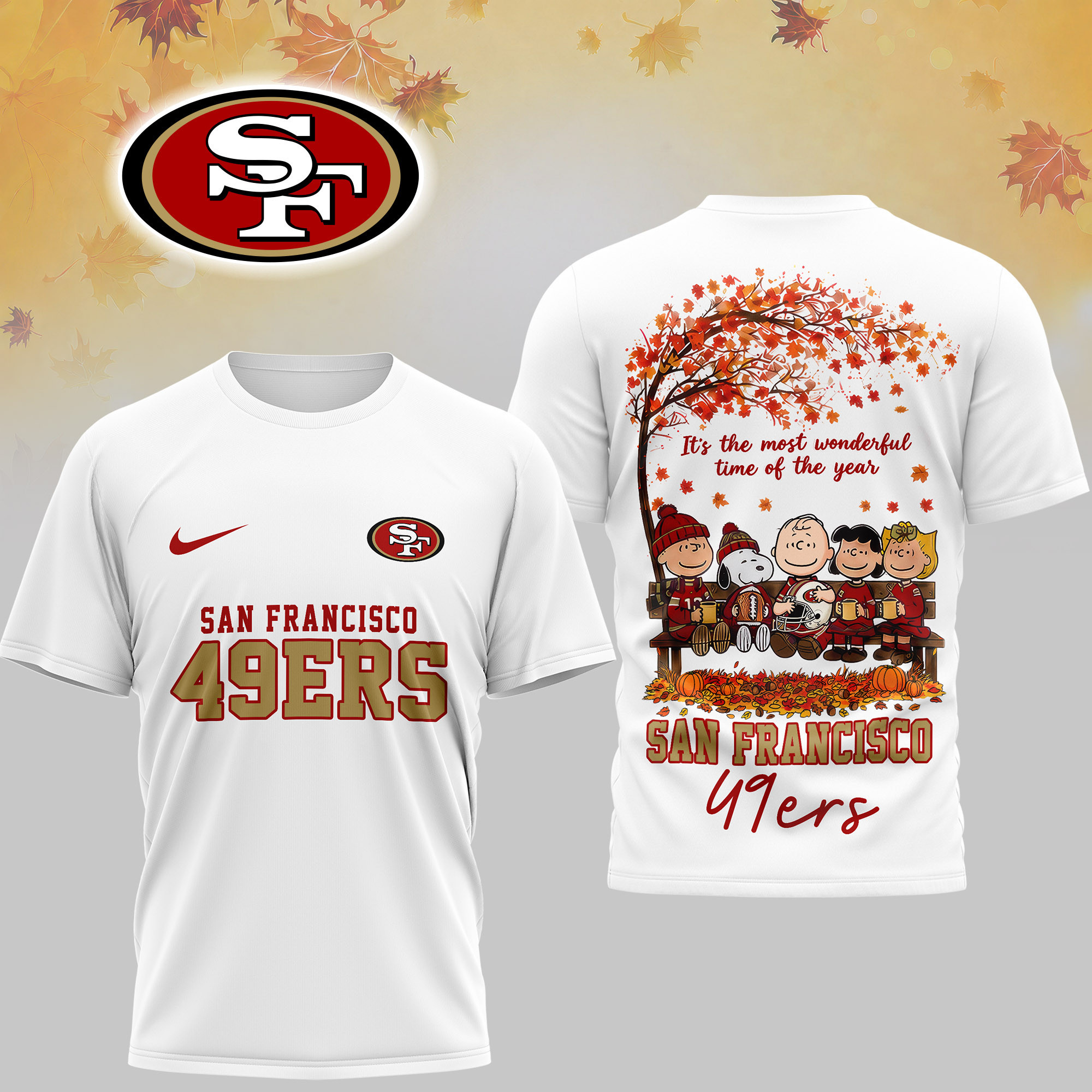 San Francisco 49ers | Premium NFL It's the Most Wonderful Time of the Year 3D Shirt NY