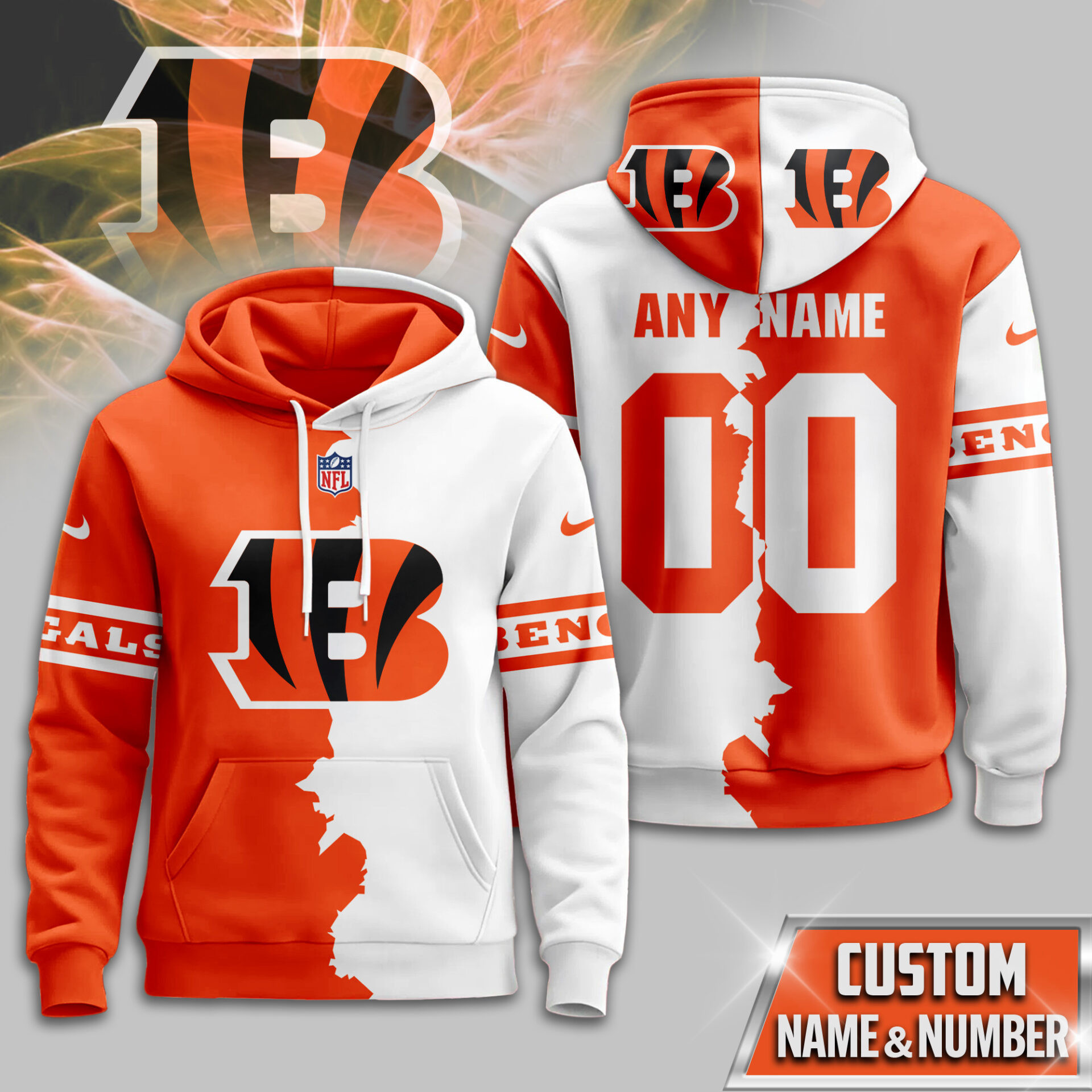 Cincinnati Bengals | Premium Victory Split Hoodie TD