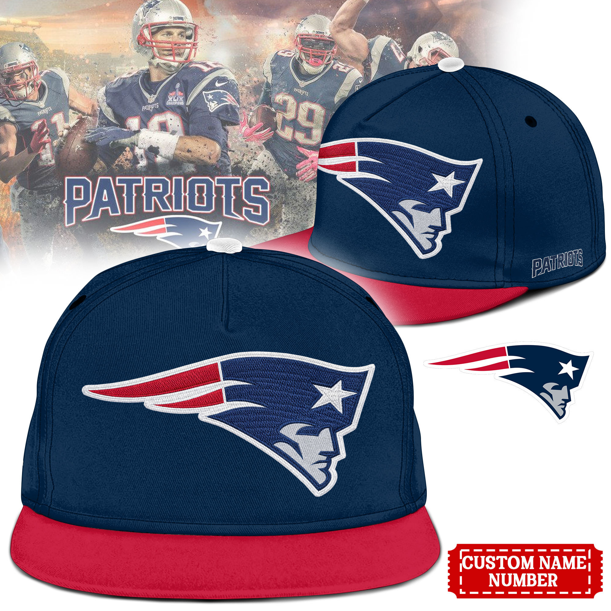 New England Patriots | Premium NFL Heritage Cap NTH1