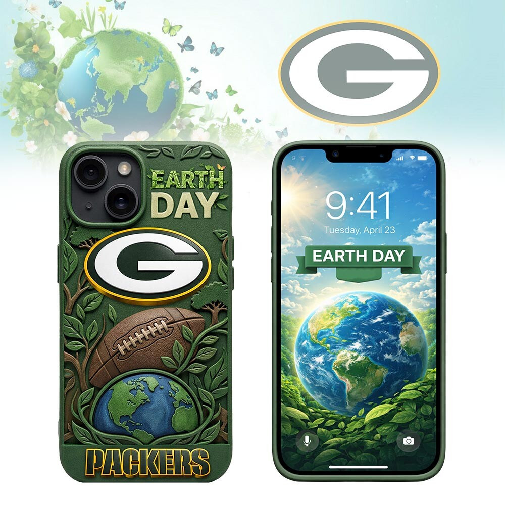 Green Bay Packers | Premium NFL Earth Day Phonecase HY