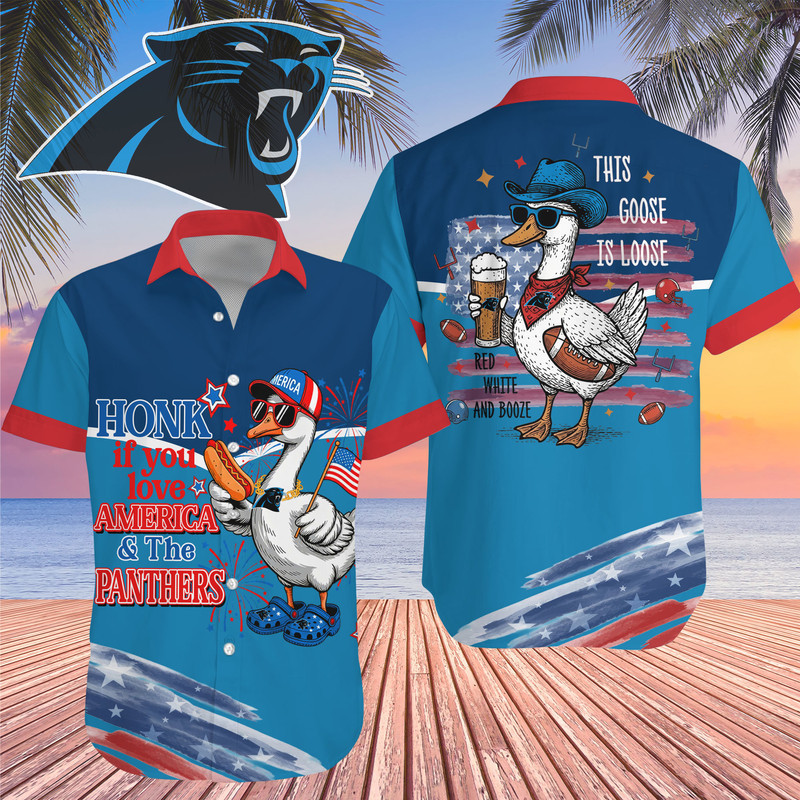 Carolina Panthers | Premium NFL Goose Hawaiian Shirt HY