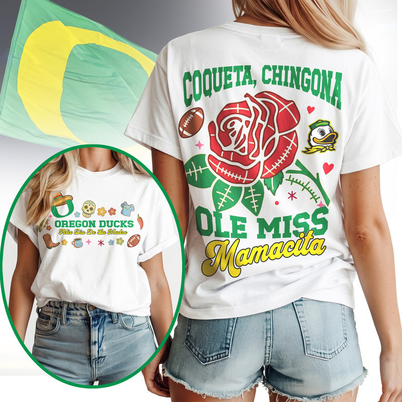 Oregon Ducks | Premium NCAA Dia De La Madre 3D T-Shirt HY
