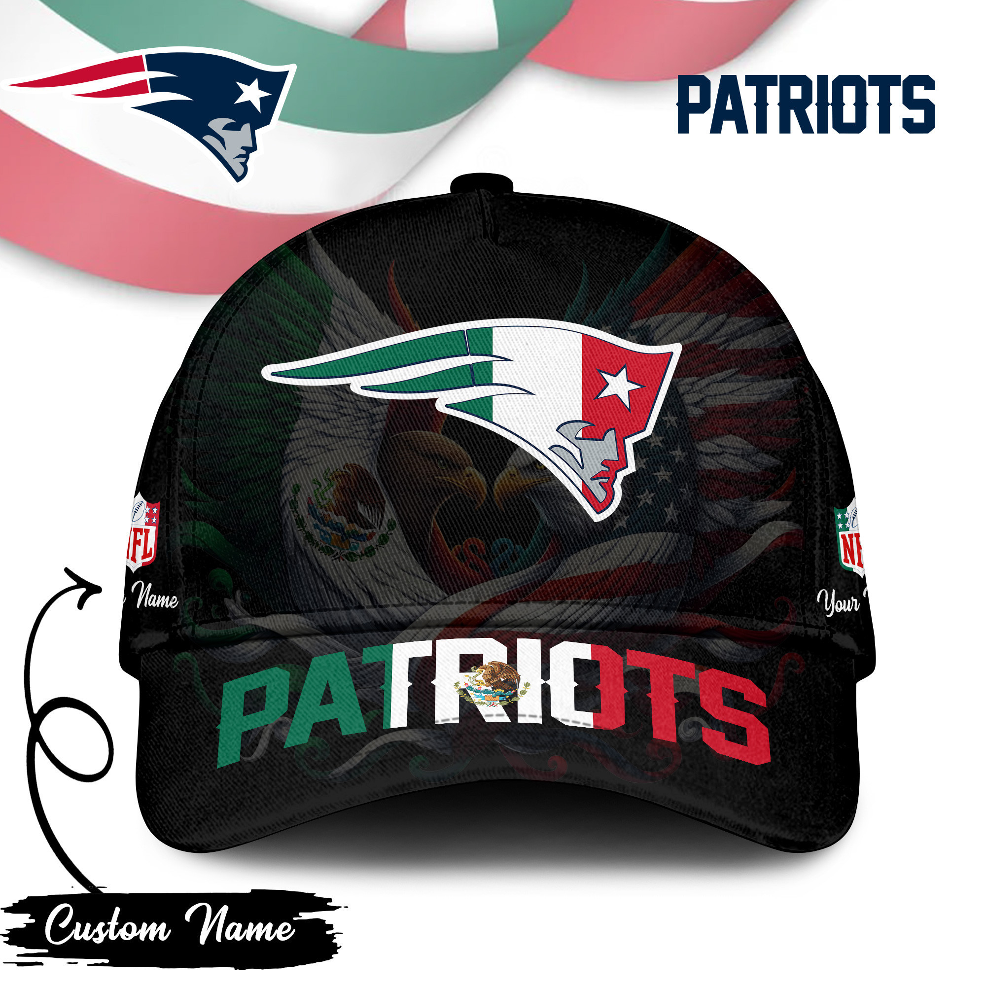 New England Patriots | PREMIUM CLASSIC CAP NFL MEXICAN TD