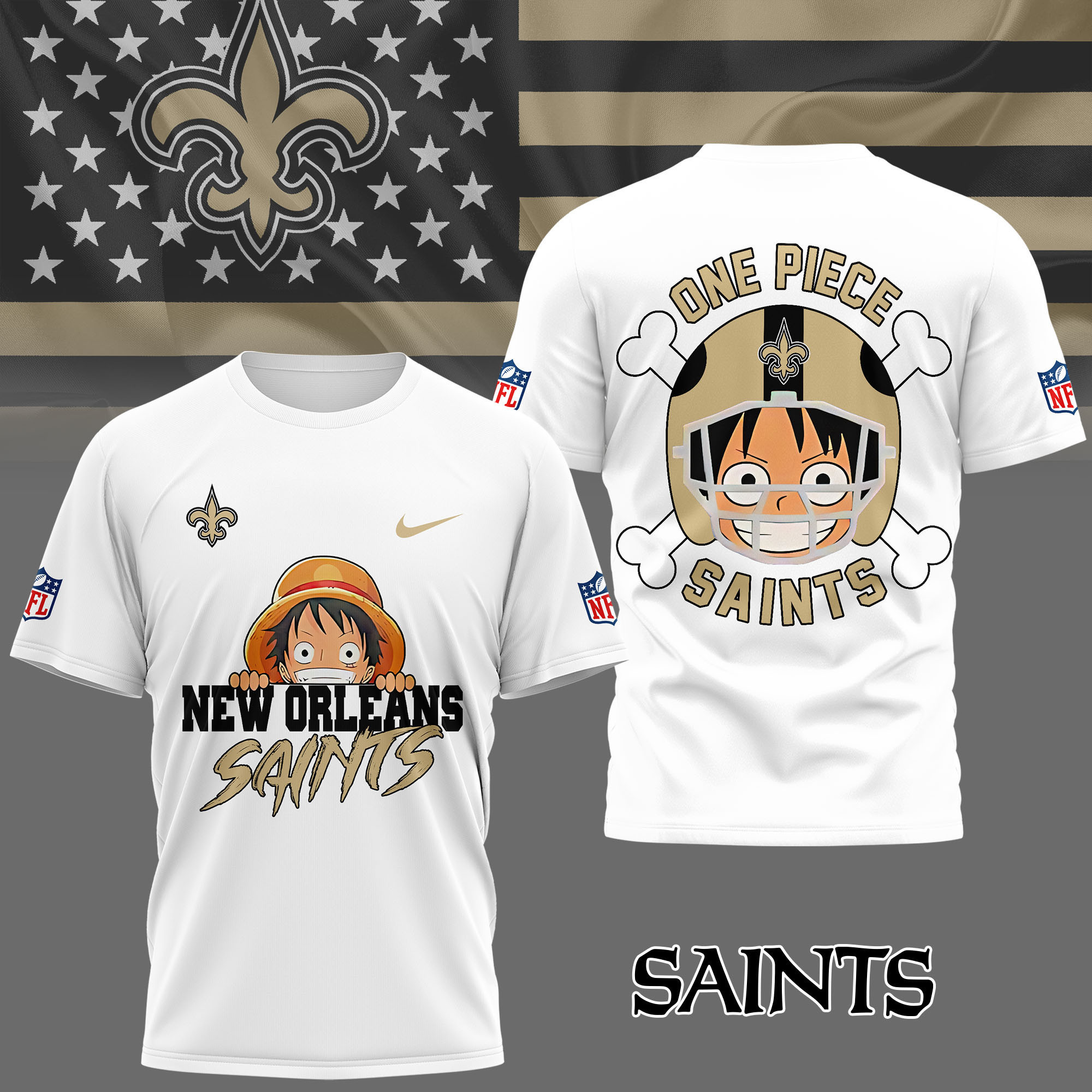New Orleans Saints | Premium NFL One Piece Fan 3D Shirt NY