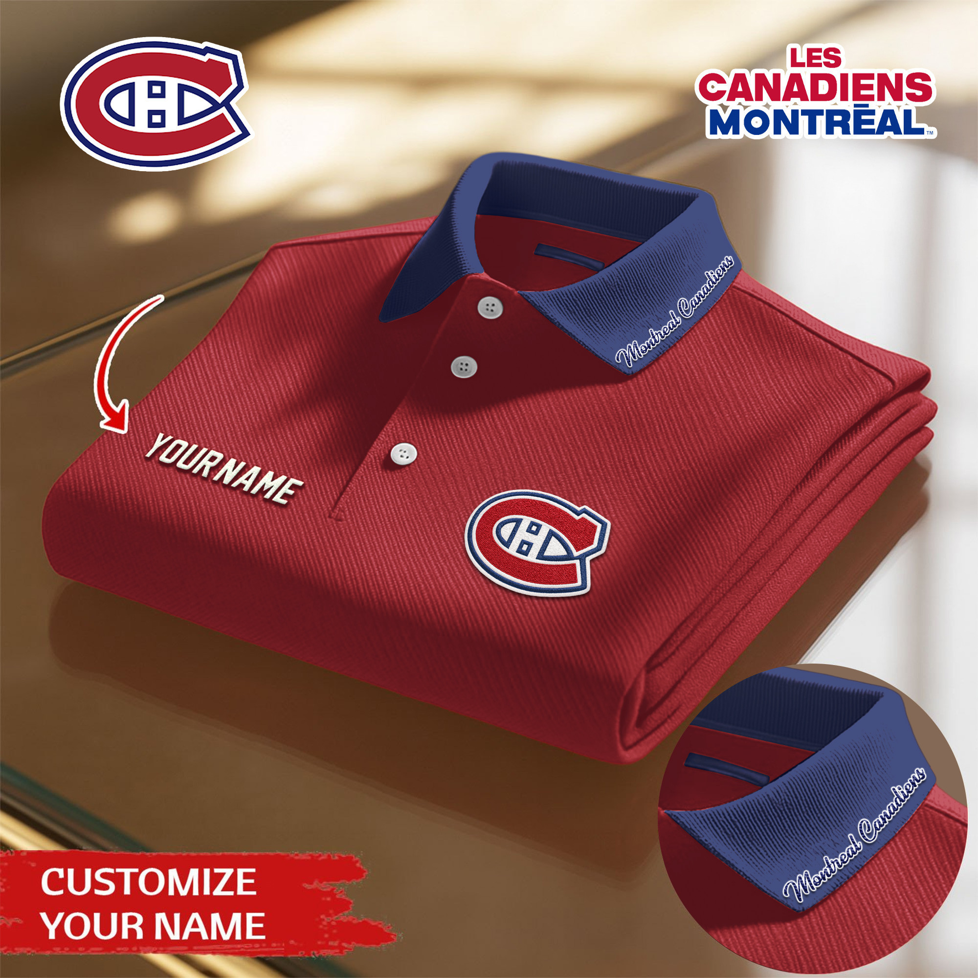 Montreal Canadiens | Premium NHL Polo Shirt TD