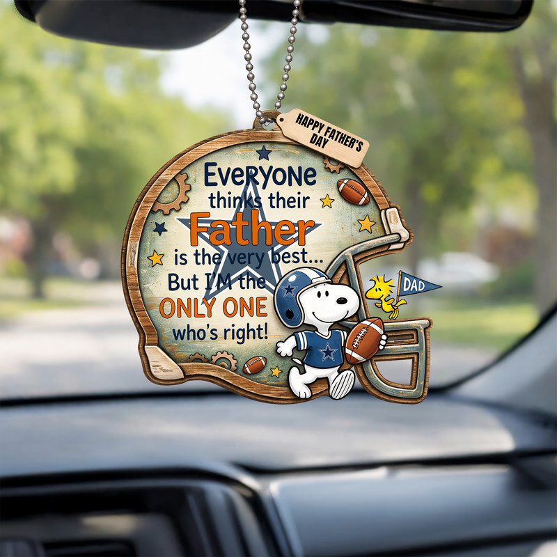Dallas Cowboys | Premium NFL Father Day Car Hanging Ornament HY