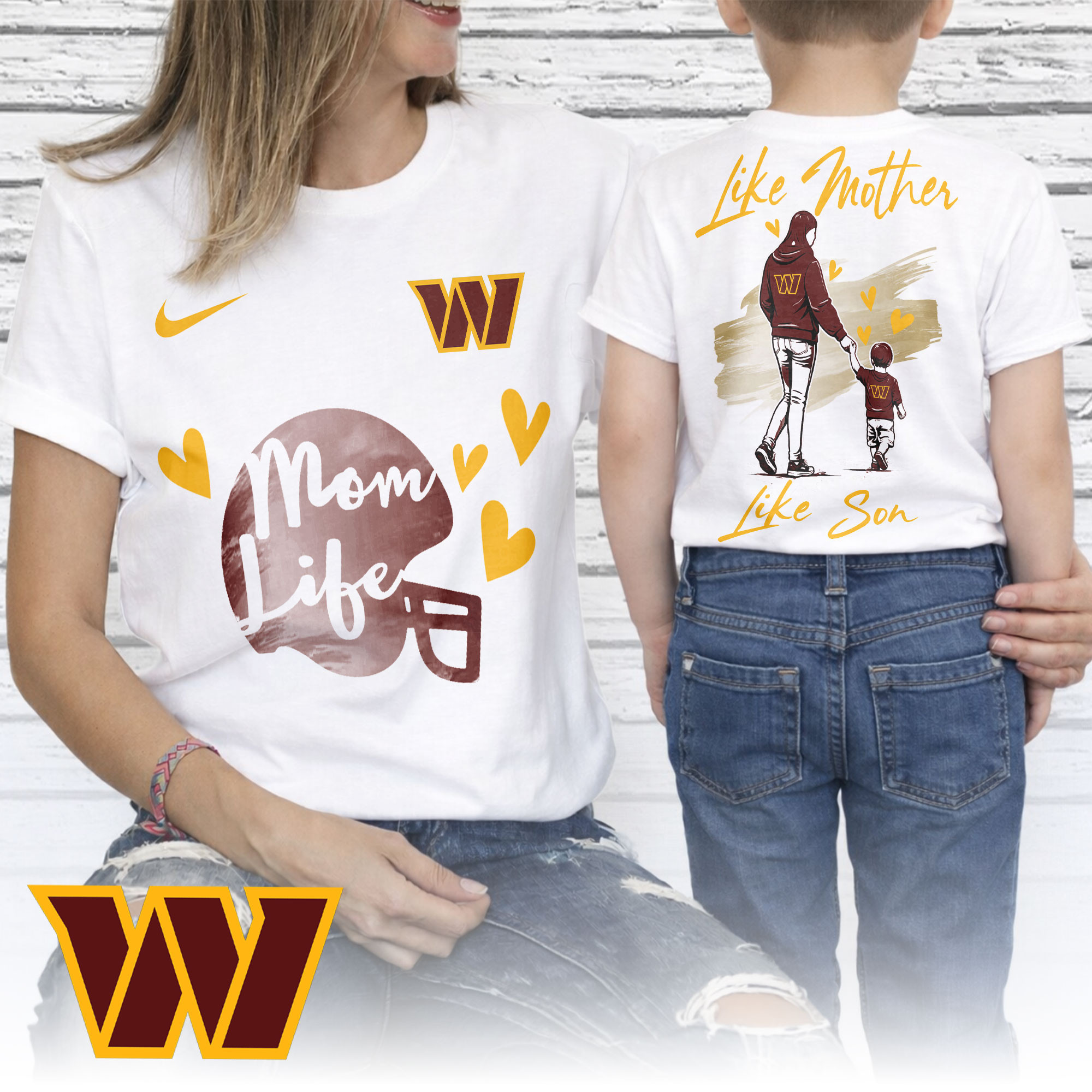 Washington Commanders | Premium NFL Like Mother Like Son 3D Shirt NP
