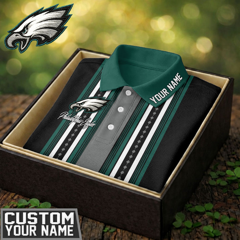 Philadelphia Eagles | Premium NFL Legacy Sport Custom Polo TD