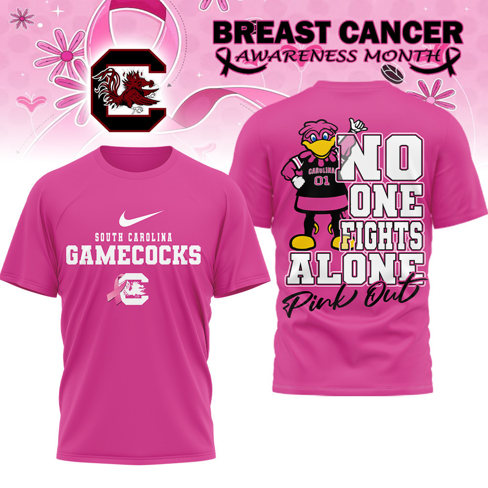 South Carolina Gamecocks | Premium NCAA Breast Cancer October T-Shirt MM