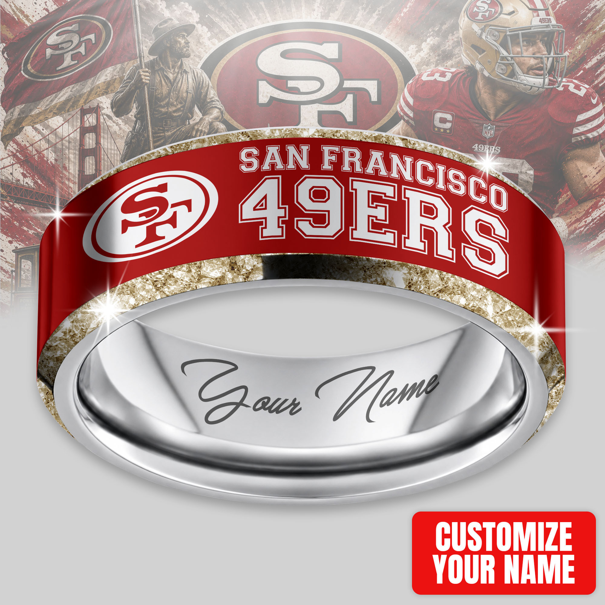 San Francisco 49ers | Premium NFL Championship Ring NTH1
