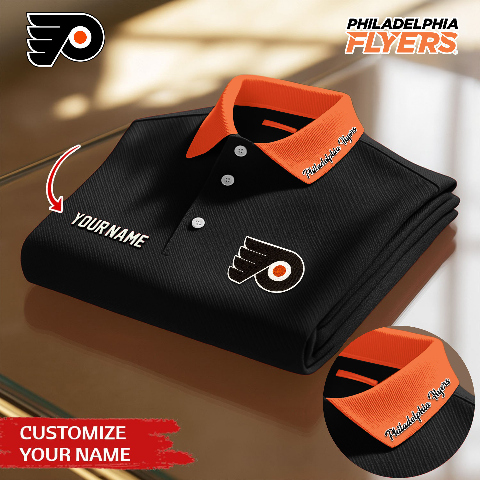 Philadelphia Flyers | Premium NHL Polo Shirt TD