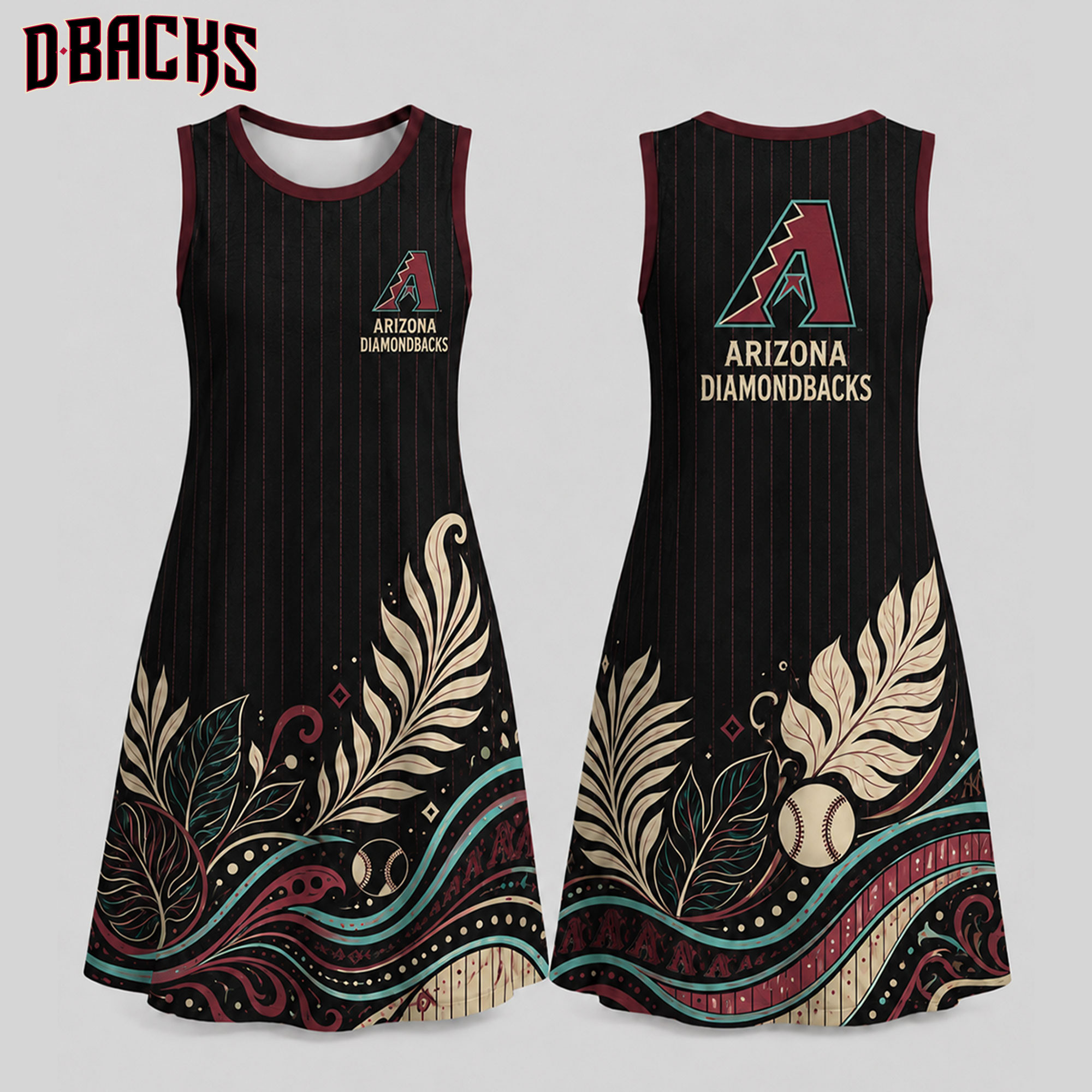 Arizona Diamondbacks | Premium MLB Floral Dress TD