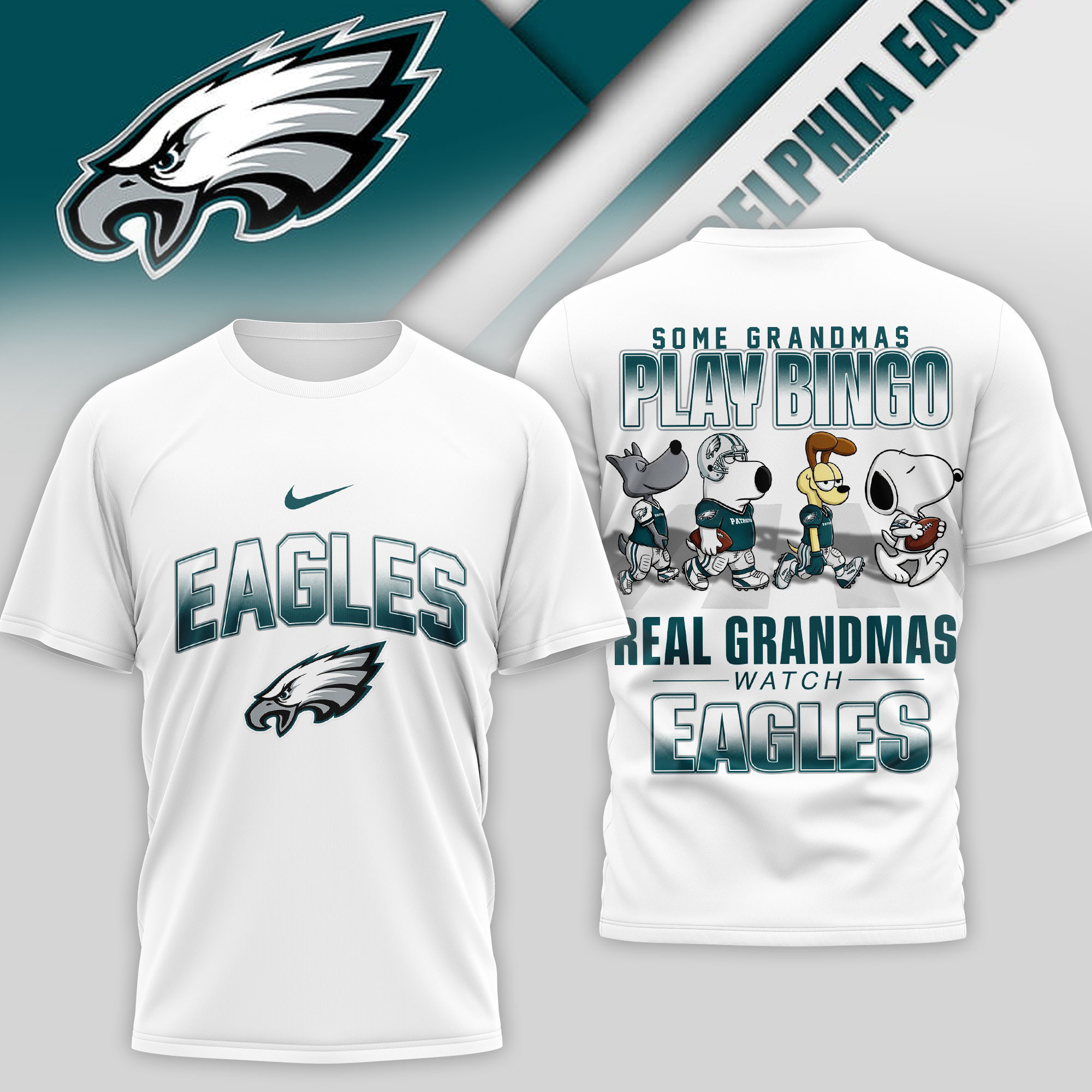 Philadelphia Eagles | Premium NFL Prime Time 3D Shirt NTH1