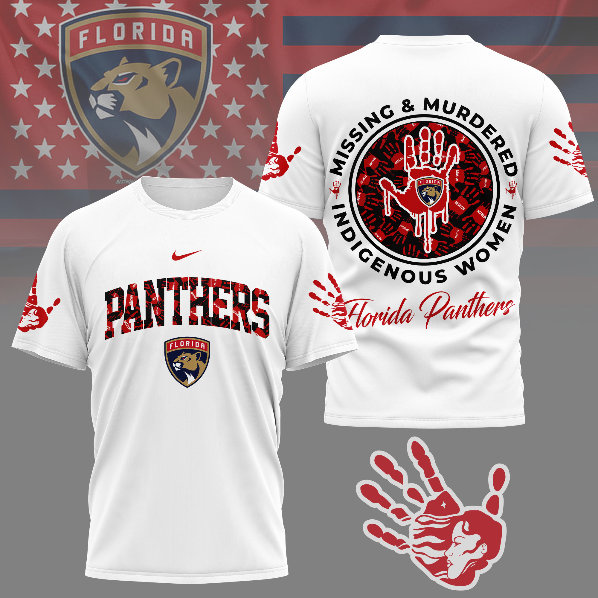 Florida Panthers | Premium NHL MMIW Awareness 3D Shirt NY