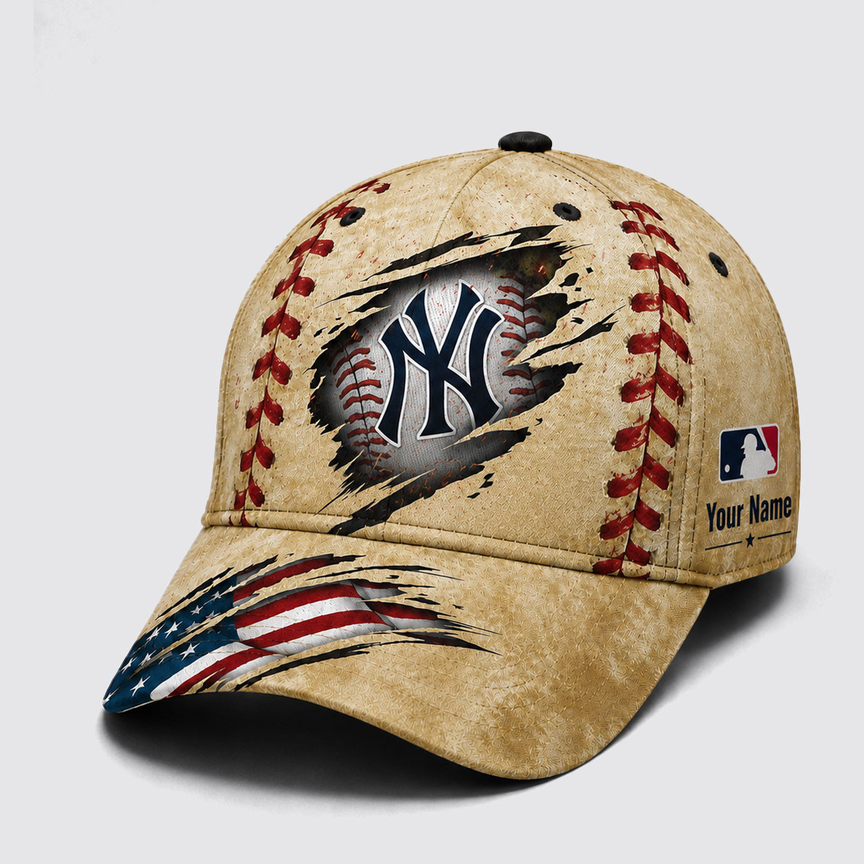 New York Yankees | Premium MLB Patriot Stitch Baseball Cap