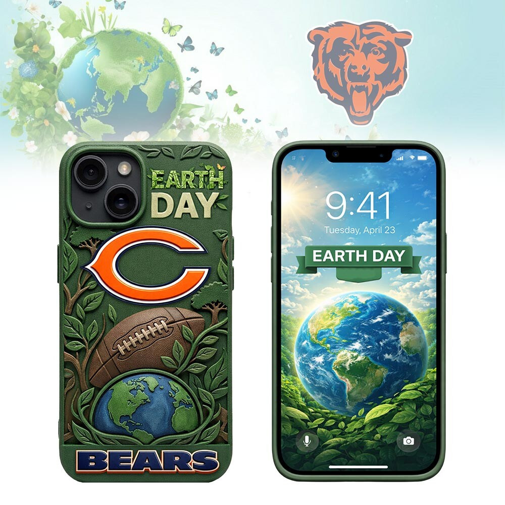 Chicago Bears | Premium NFL Earth Day Phonecase HY