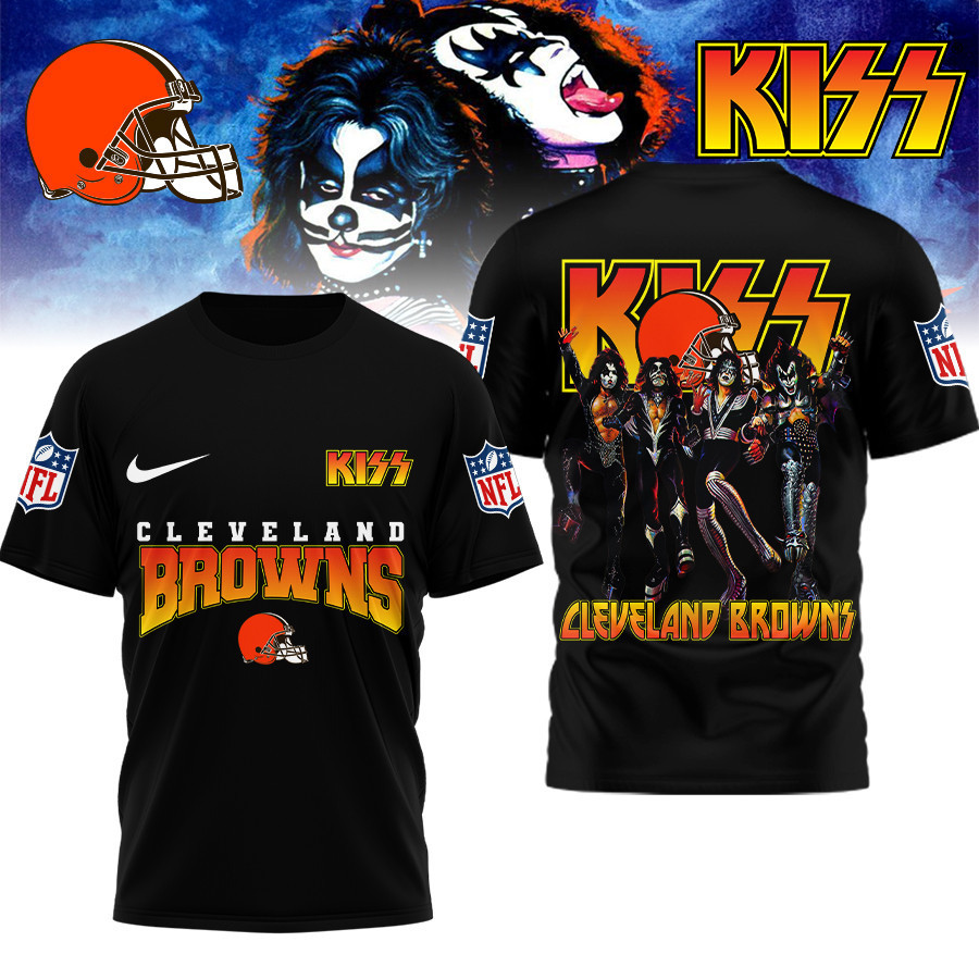 Cleveland Browns | Premium NFL Kiss Band 3D Shirt TD