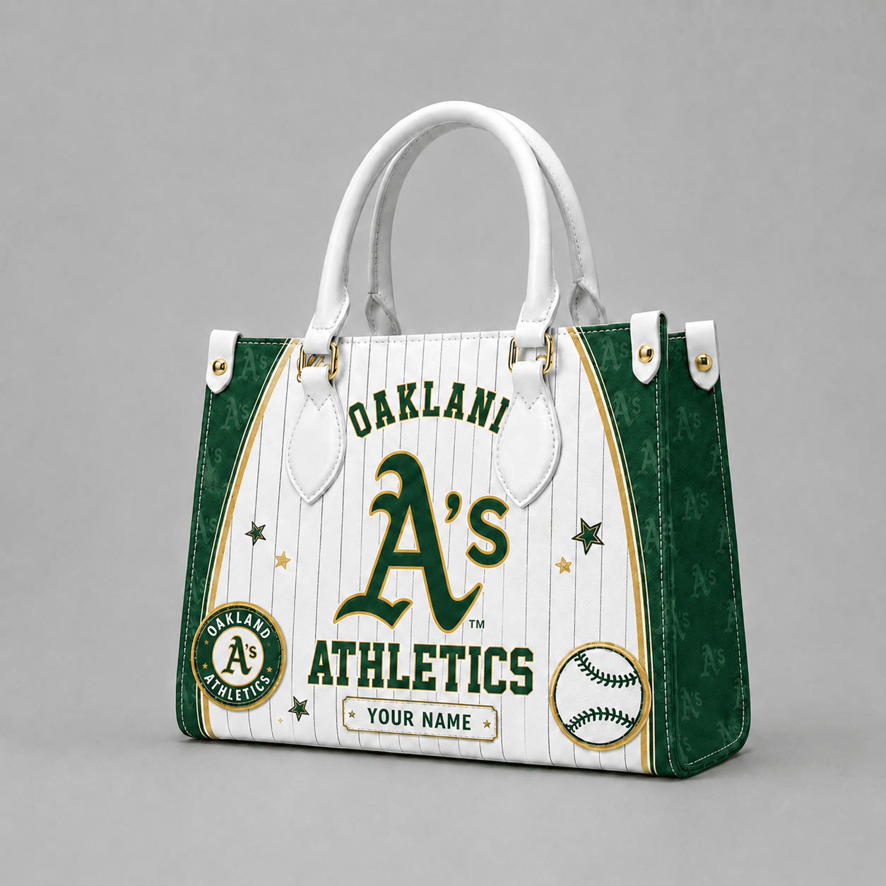 Athletics | Premium MLB Fan Pride Leather Handbag