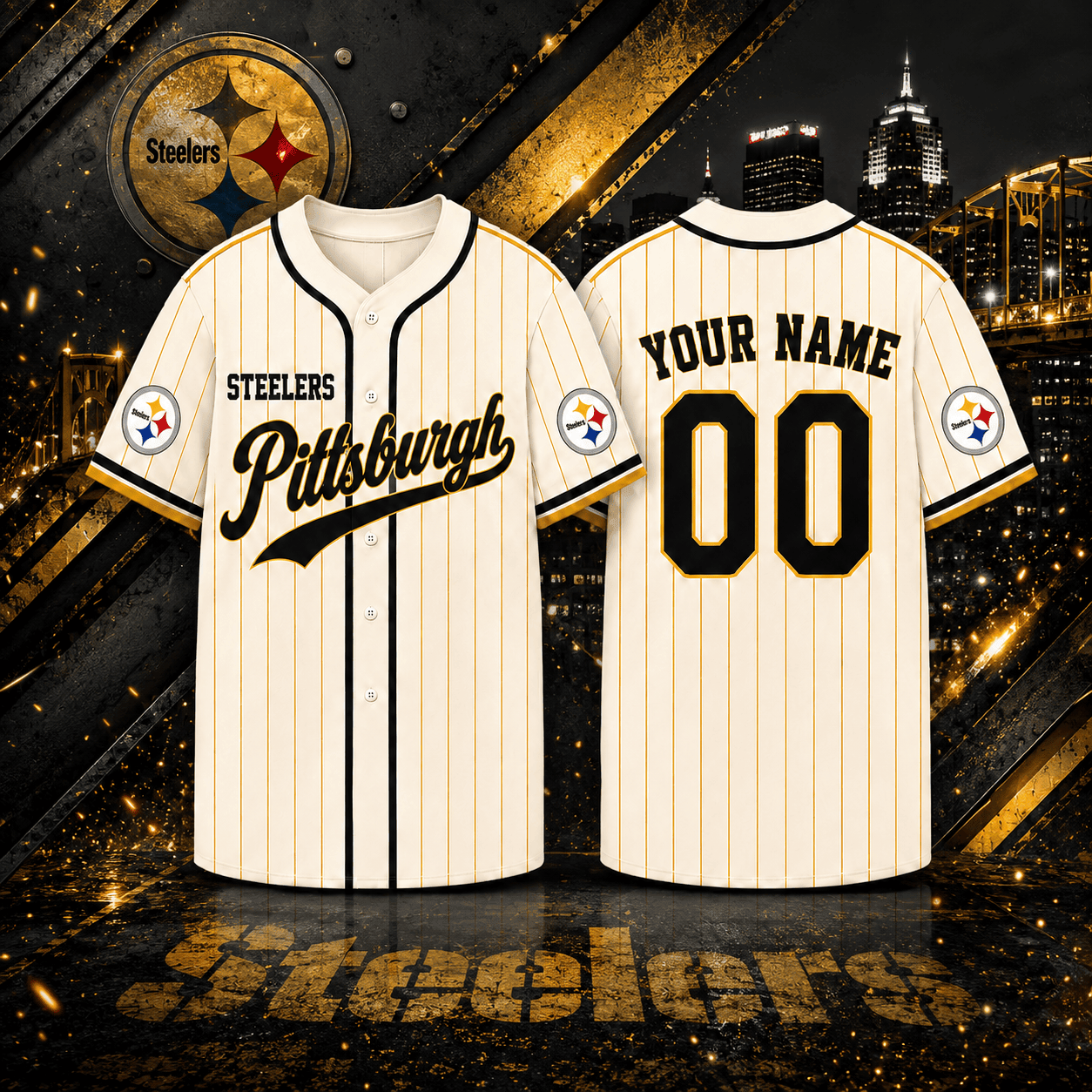 Pittsburgh Steelers | Premium NFL Personalized Game Day Jersey NNK