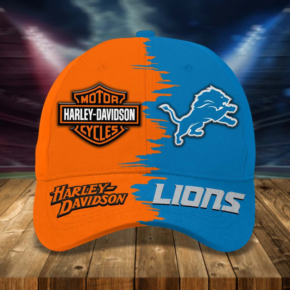 Detroit Lions | Premium Classic NFL & Harley-Davidson Cap