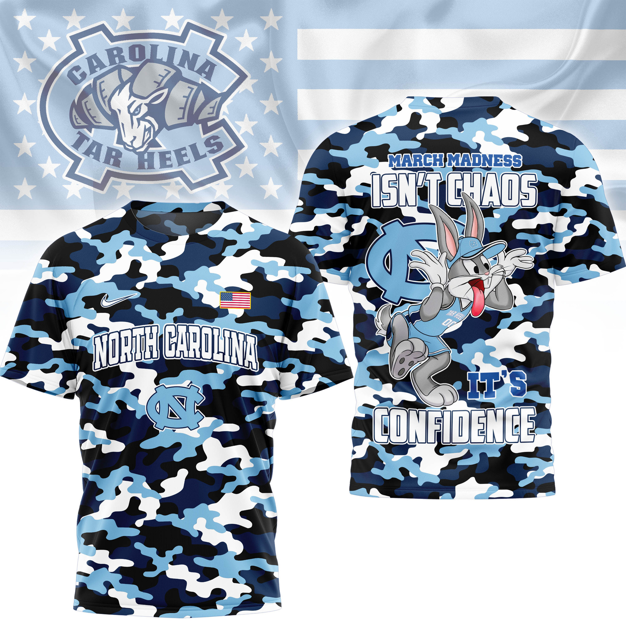 North Carolina Tar Heels | Premium NCAA Call It Confidence Shirt NTH1
