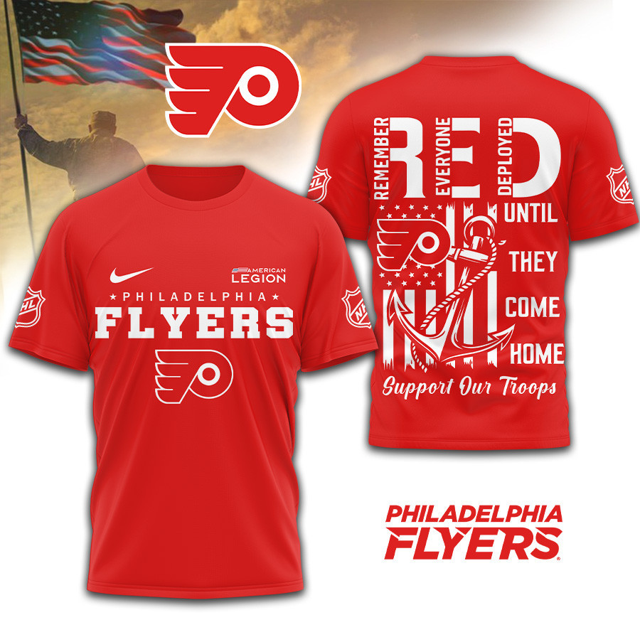 Philadelphia Flyers | Premium NHL Red Friday Shirt TD