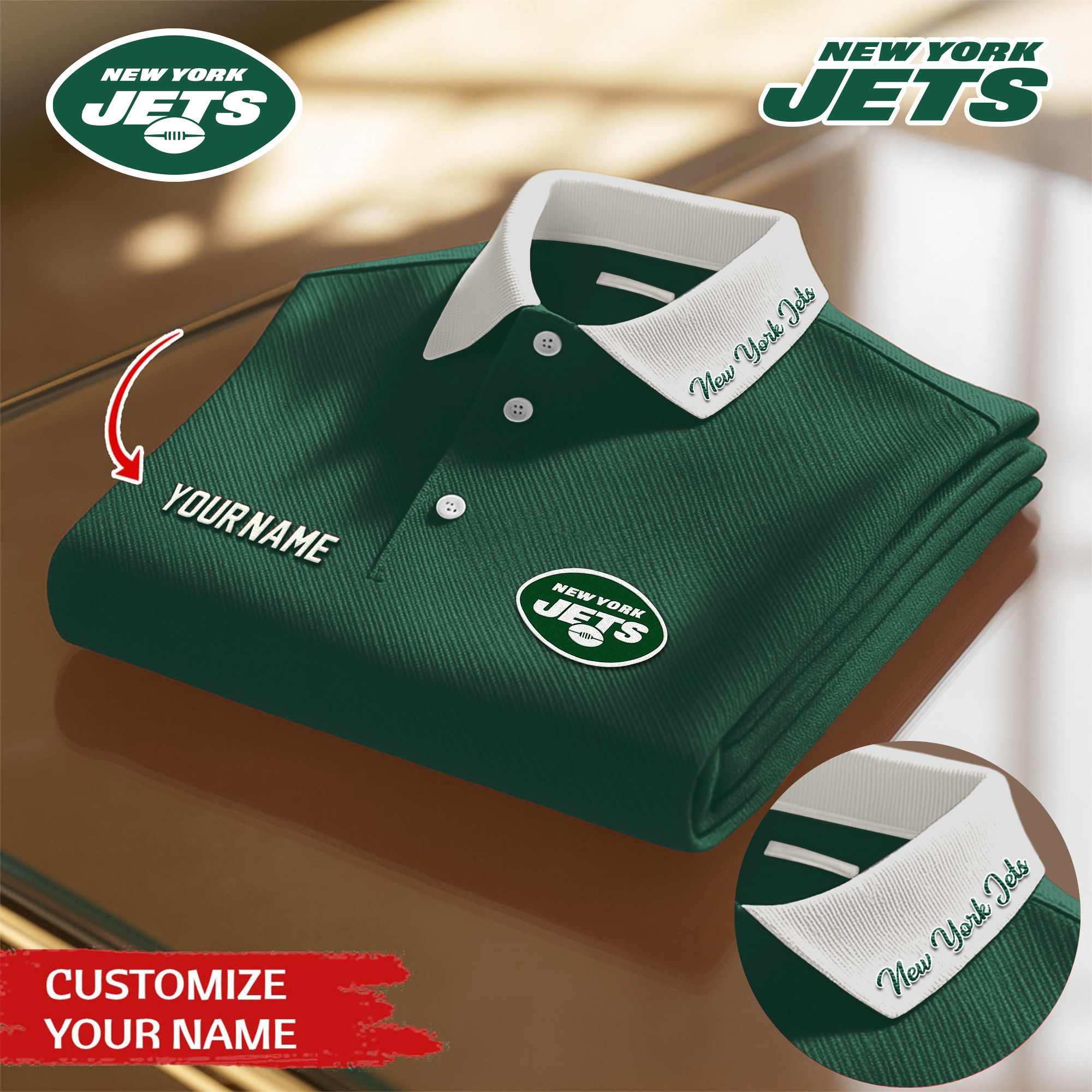 New York Jets | Premium NFL Polo Shirt TD