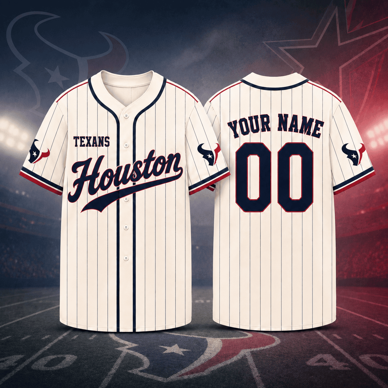 Houston Texans | Premium NFL Personalized Game Day Jersey NNK
