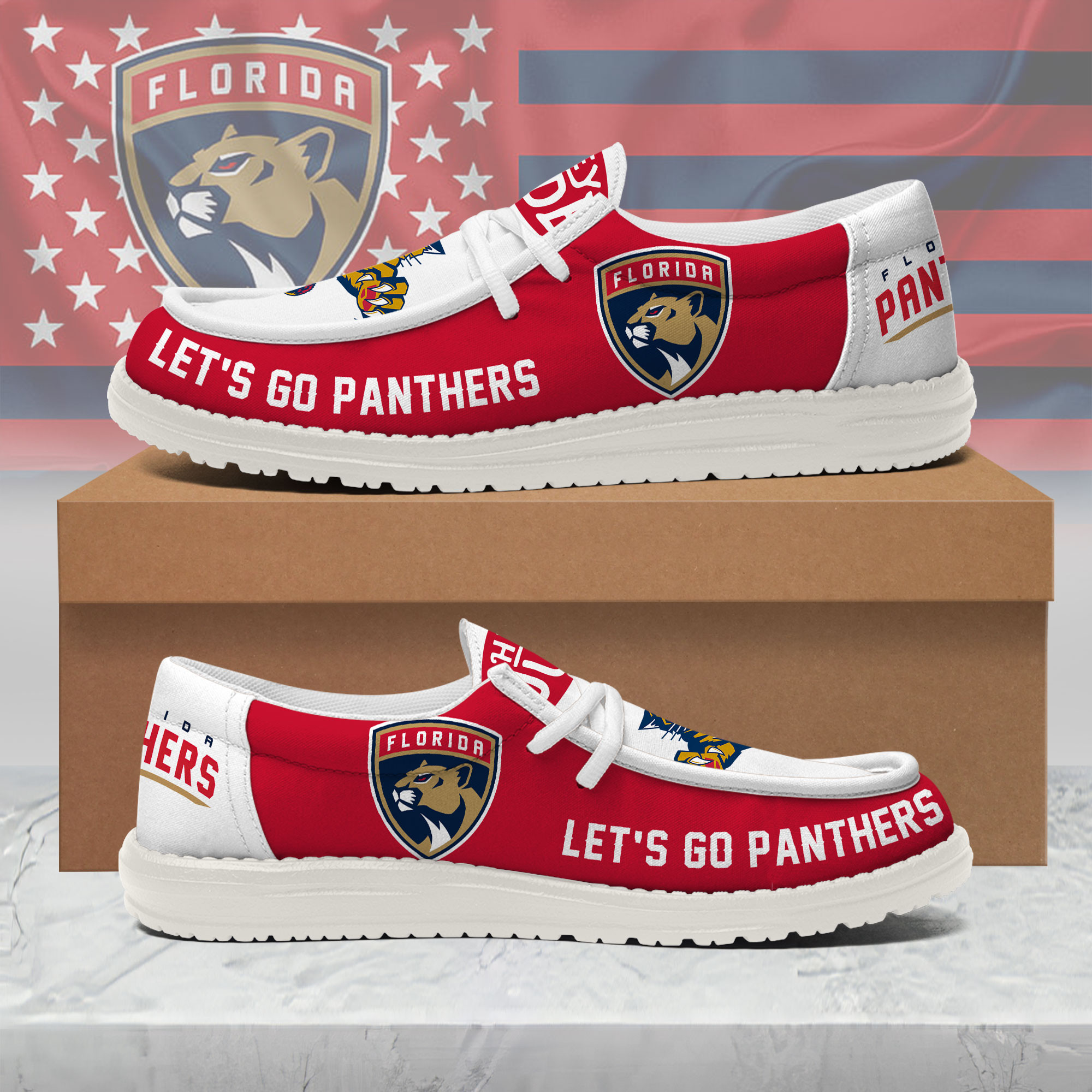 Florida Panthers | Premium NHL Fan Pride Loafer Shoes NY