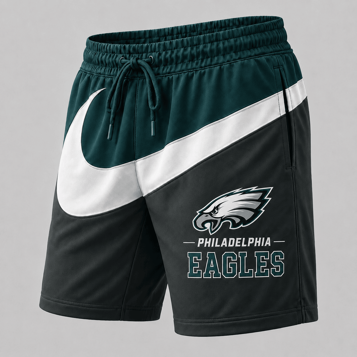 Philadelphia Eagles | Premium NFL Swoosh Sports Shorts for Loyal Fans TD