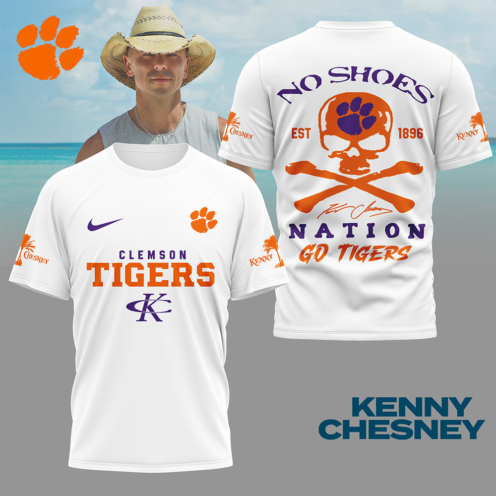 Clemson Tigers | Premium NCAA Kenny Chesney Fan 3D Shirt NY