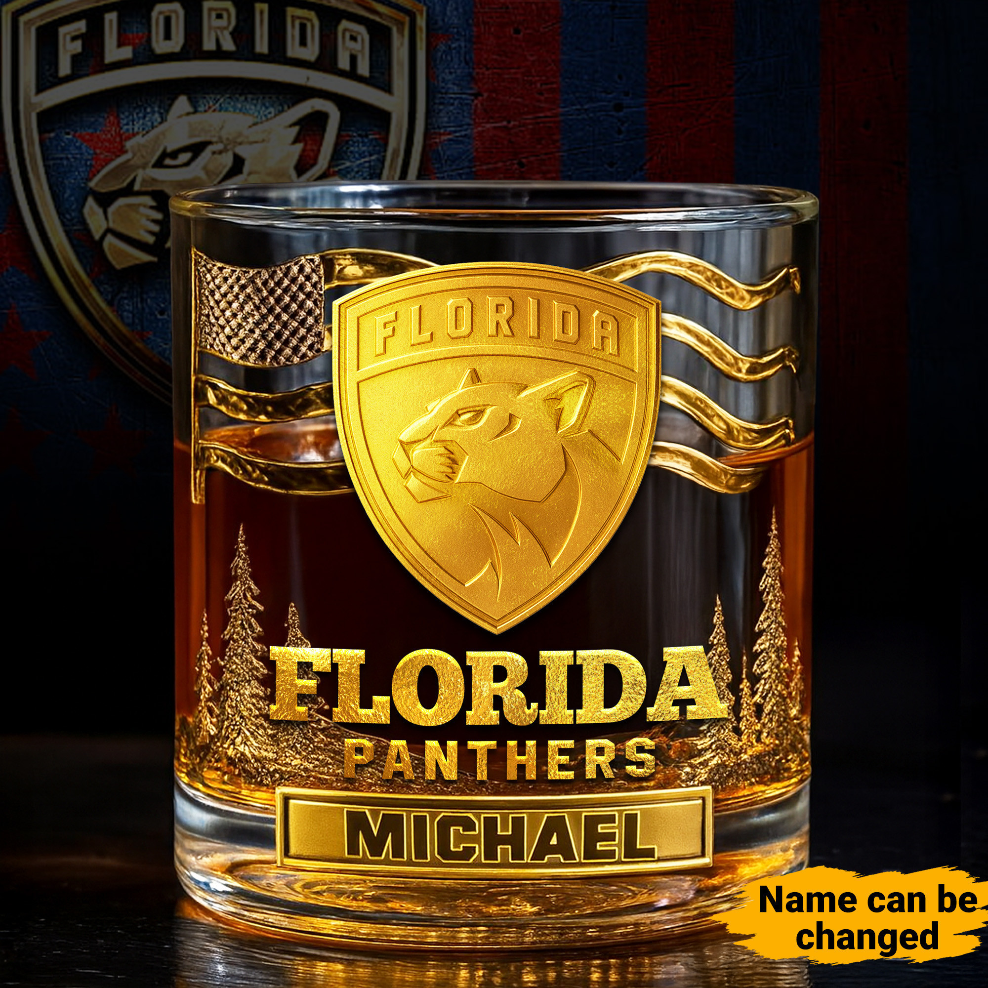 Florida Panthers | NHL Whiskey Glass TD