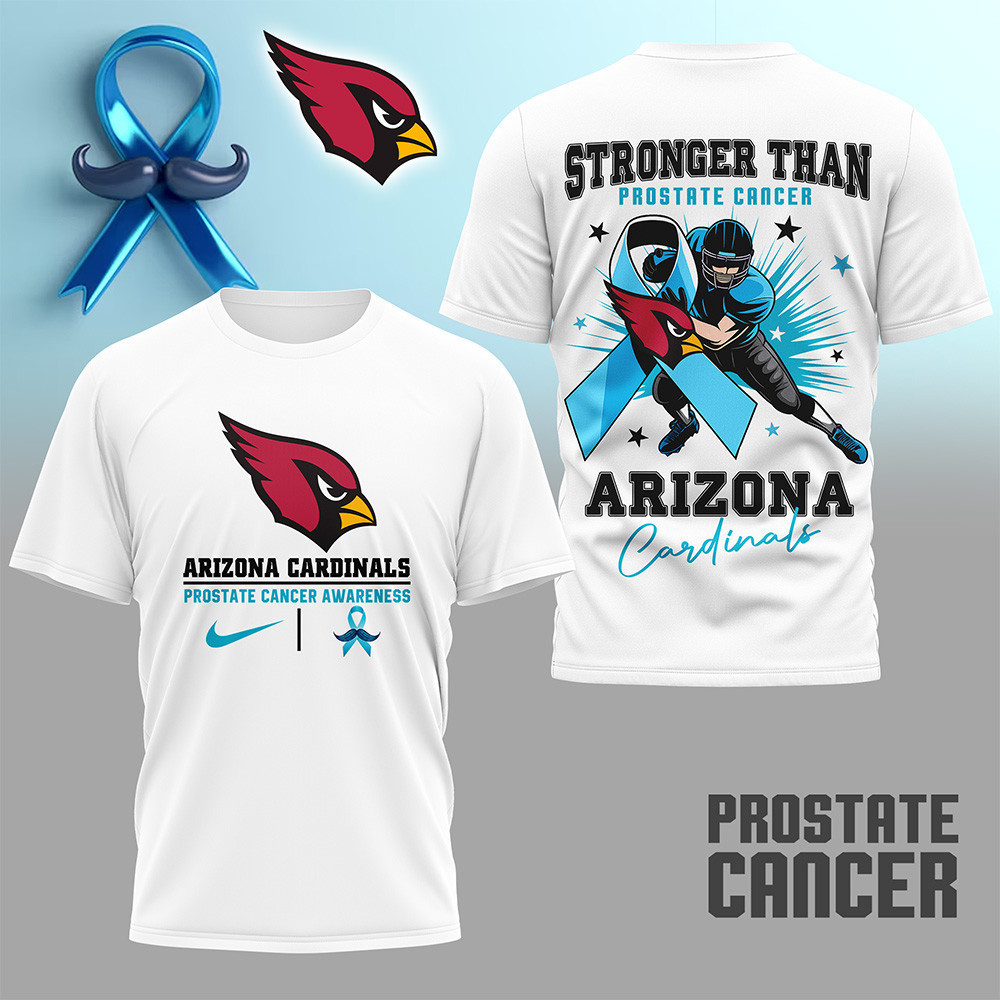 Arizona Cardinals | Premium NFL Prostate Cancer Awareness Month Shirt HI