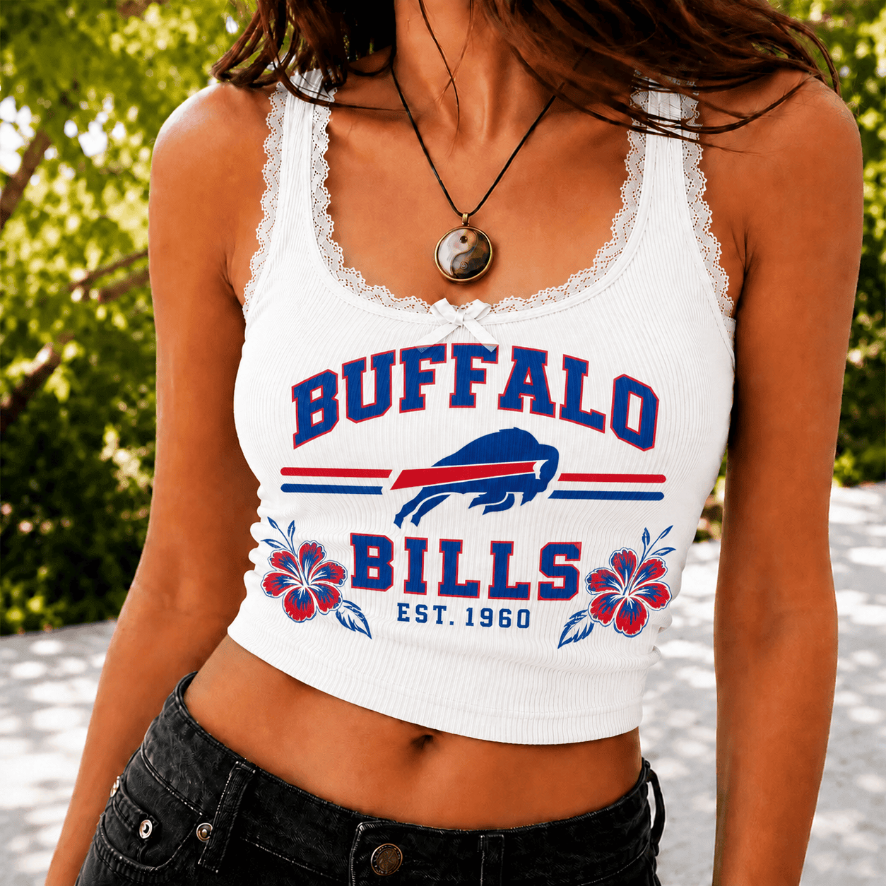 Buffalo Bills | Premium NFL Game Day Lace Tank Top Shirt NY