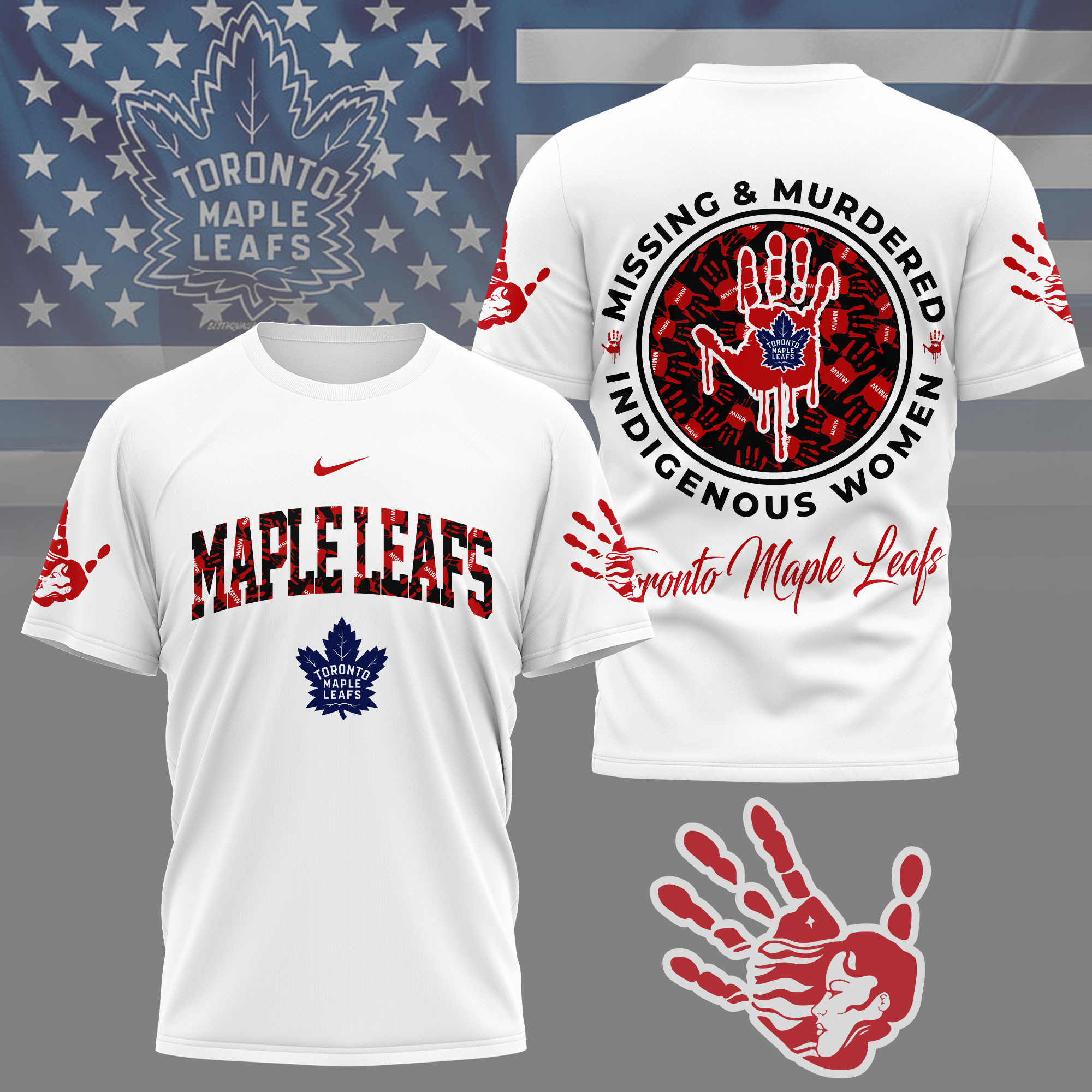 Toronto Maple Leafs | Premium NHL MMIW Awareness 3D Shirt NY
