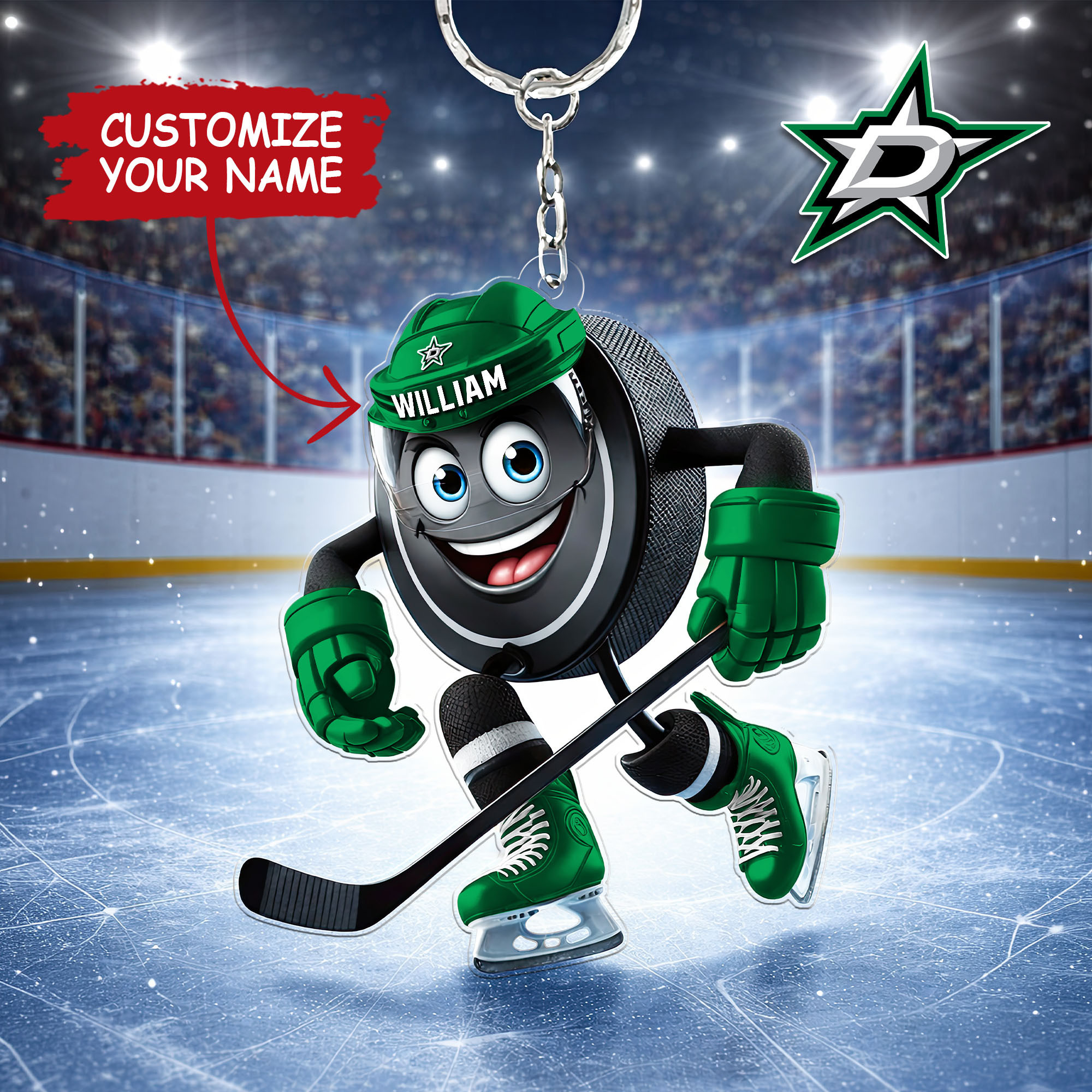 Dallas Stars | Premium NHL Game Day Keychain NY