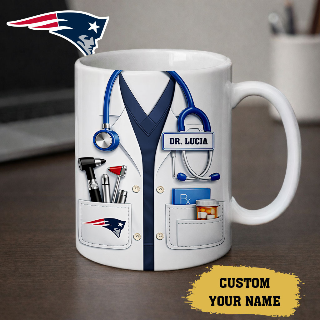 New England Patriots | Premium NFL Personalized Medical Mug NY
