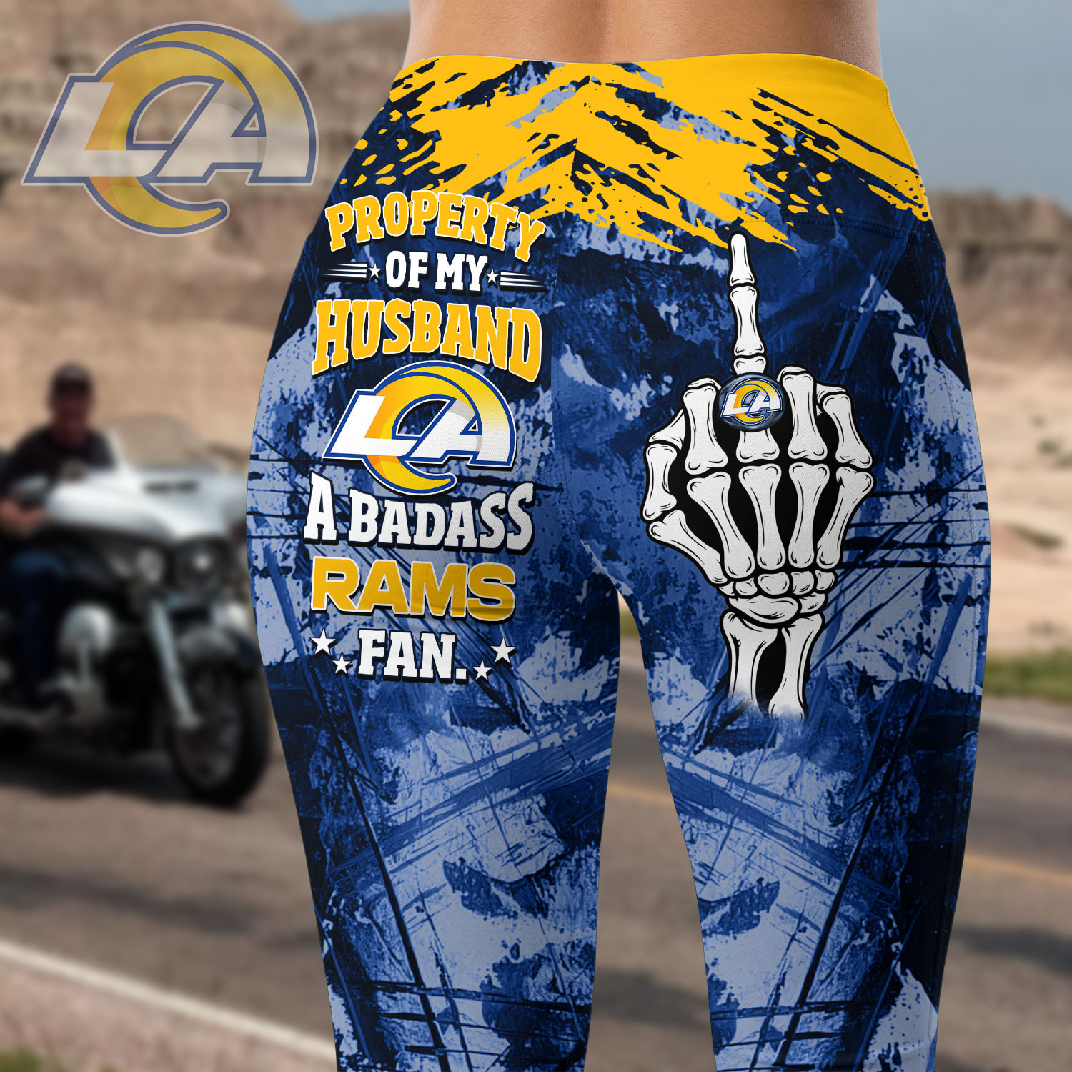 Los Angeles Rams | Premium NFL Fan Wife Stretch Leggings HY